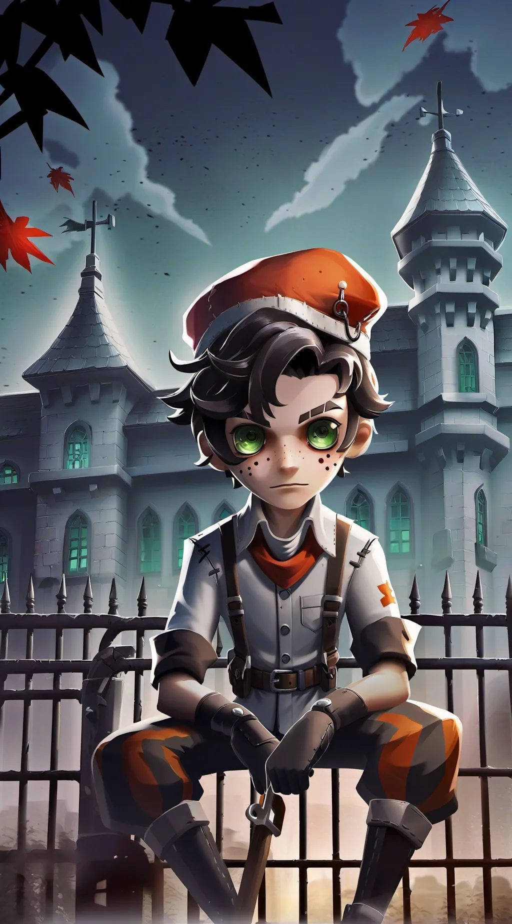 ai character: prison background