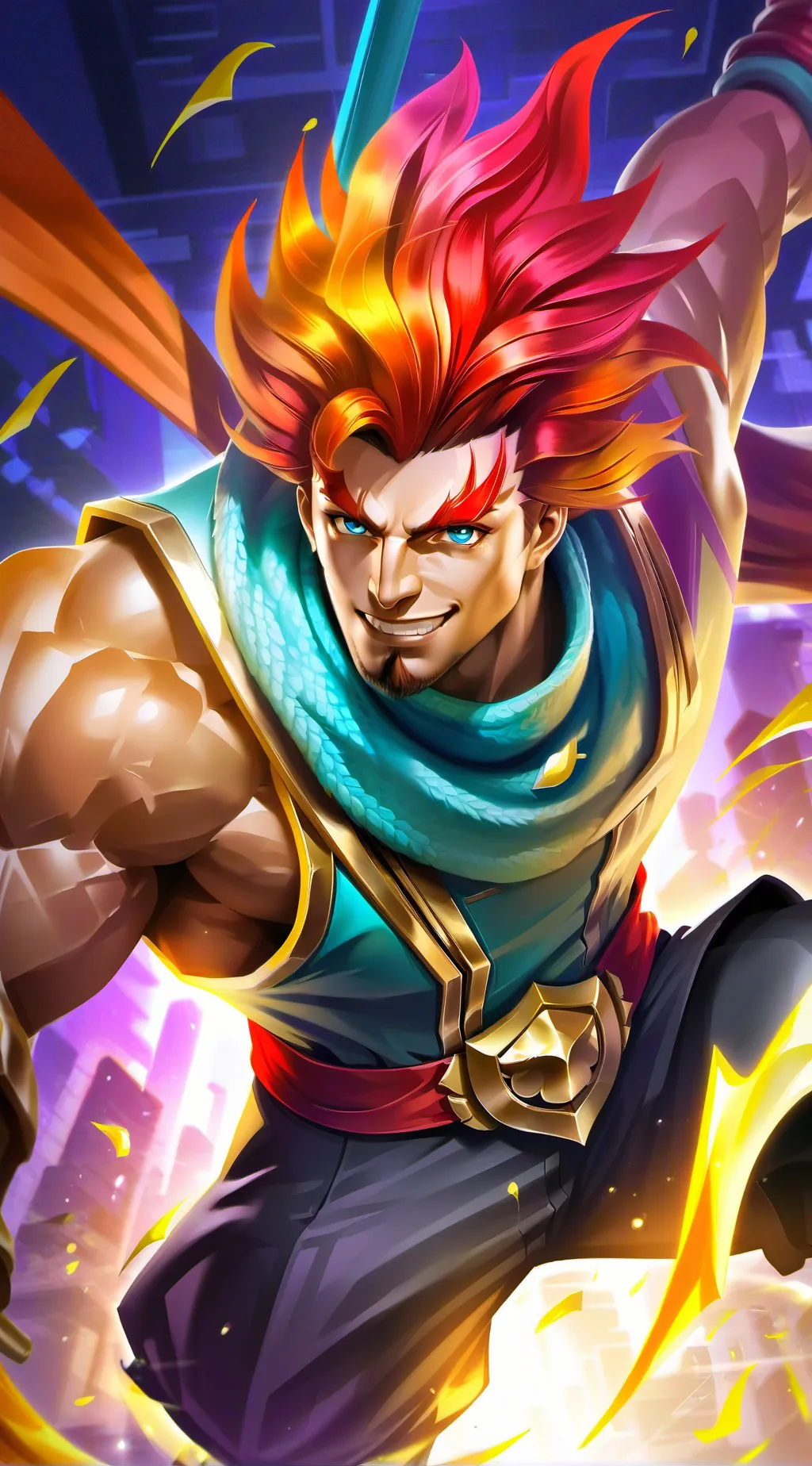 ai character: Striker background