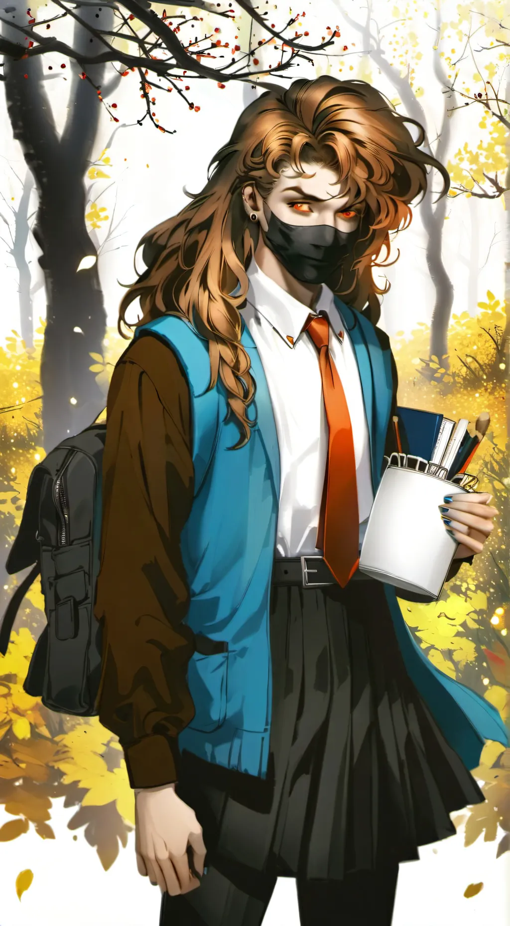 ai character: alles  background