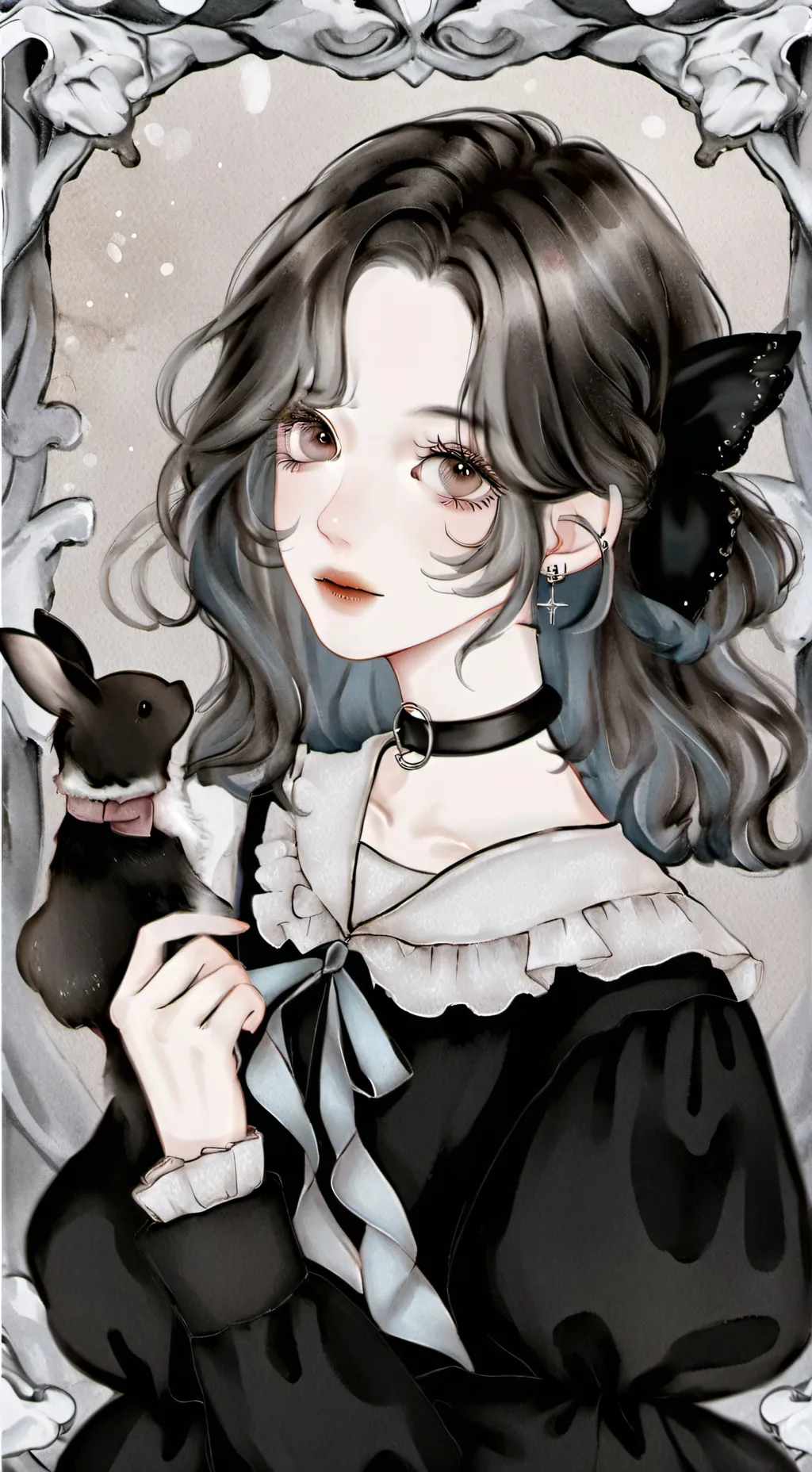 ai character: hybird slave  background