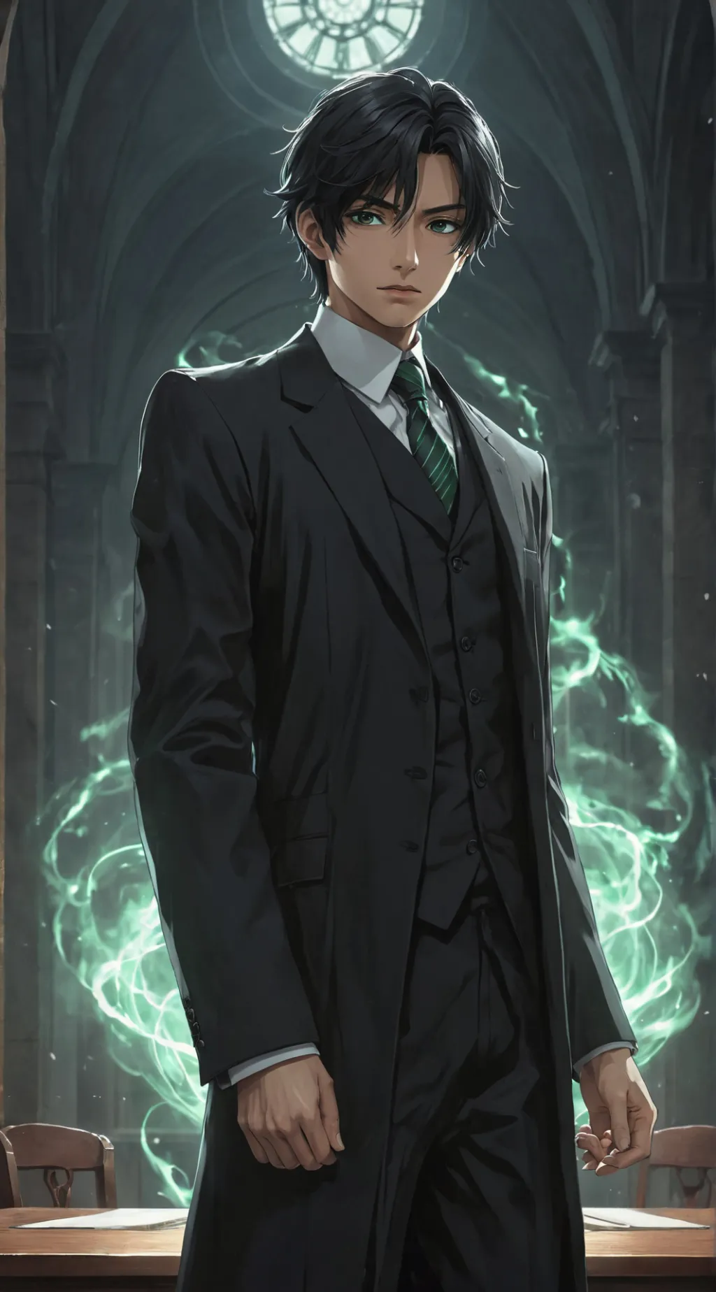 ai character: Lucien background