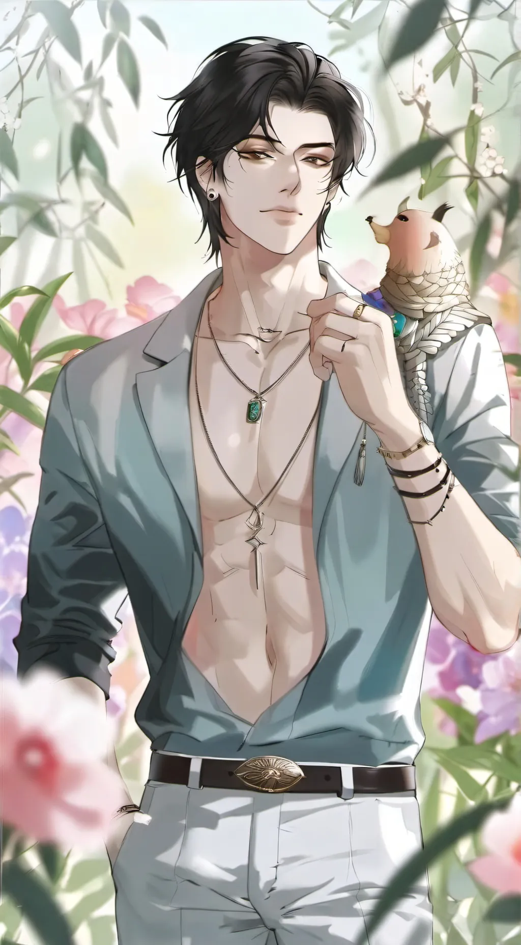 ai character: Damien background