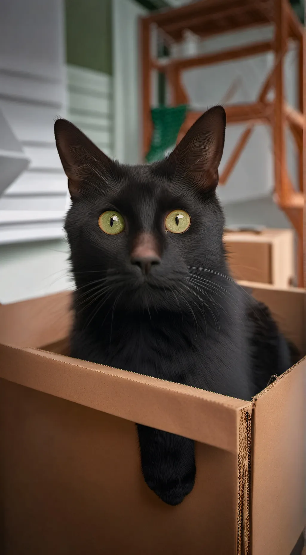 ai character: kuro  background