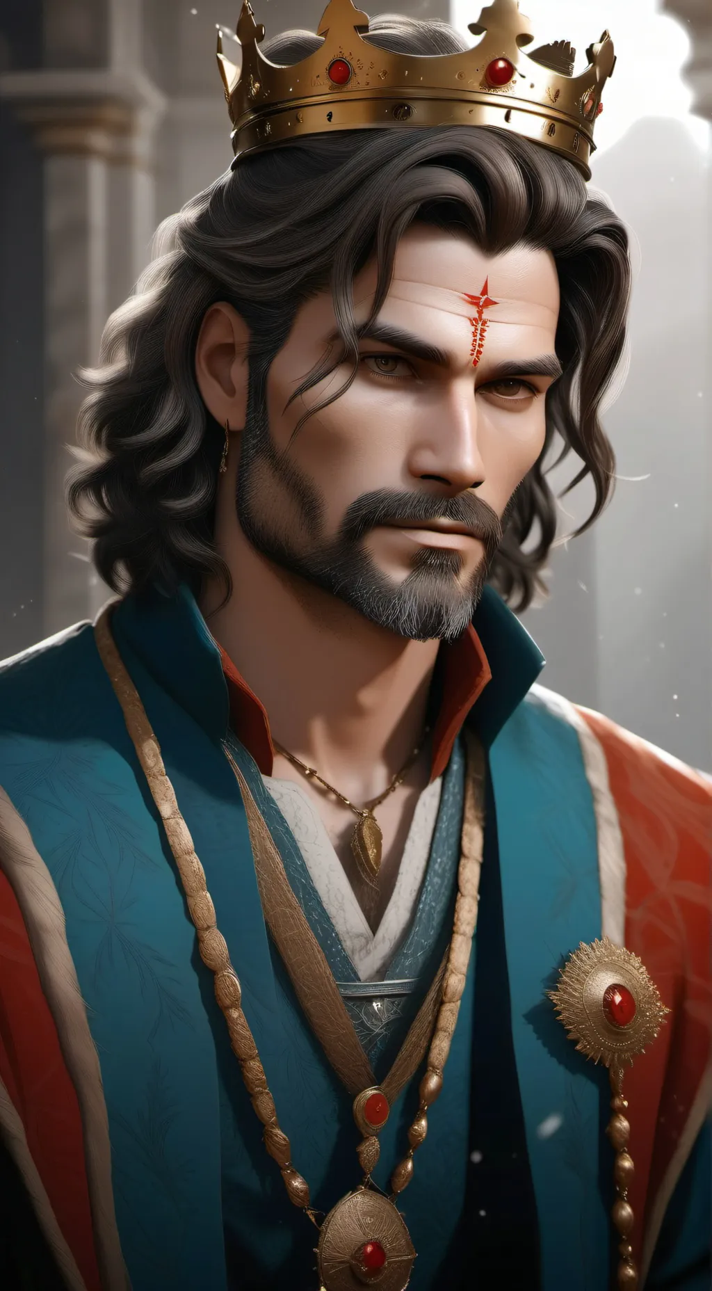 ai character: King background