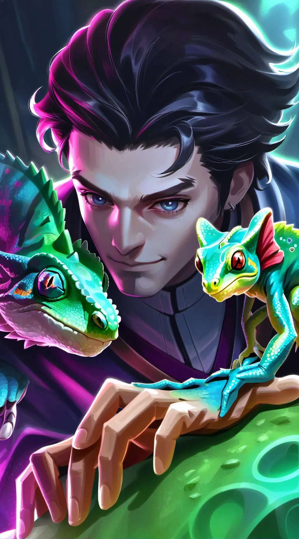 ai character: Byte background