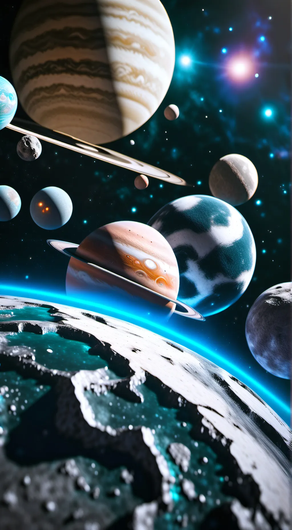 ai character: New Sollarsystem background