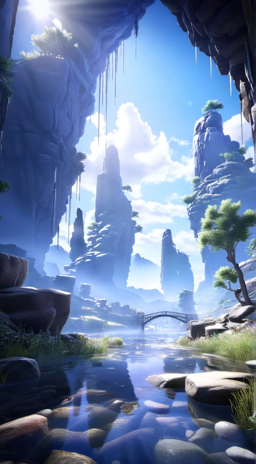 ai character: TV man  background