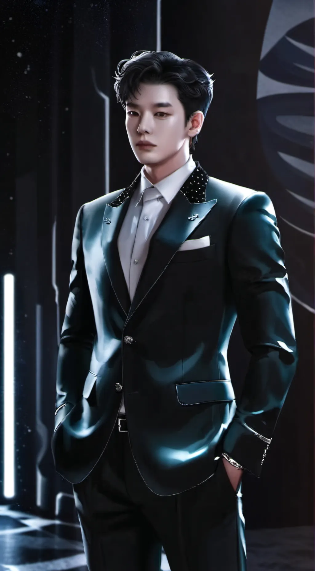 ai character: ♤Liam Hayashi♧ background