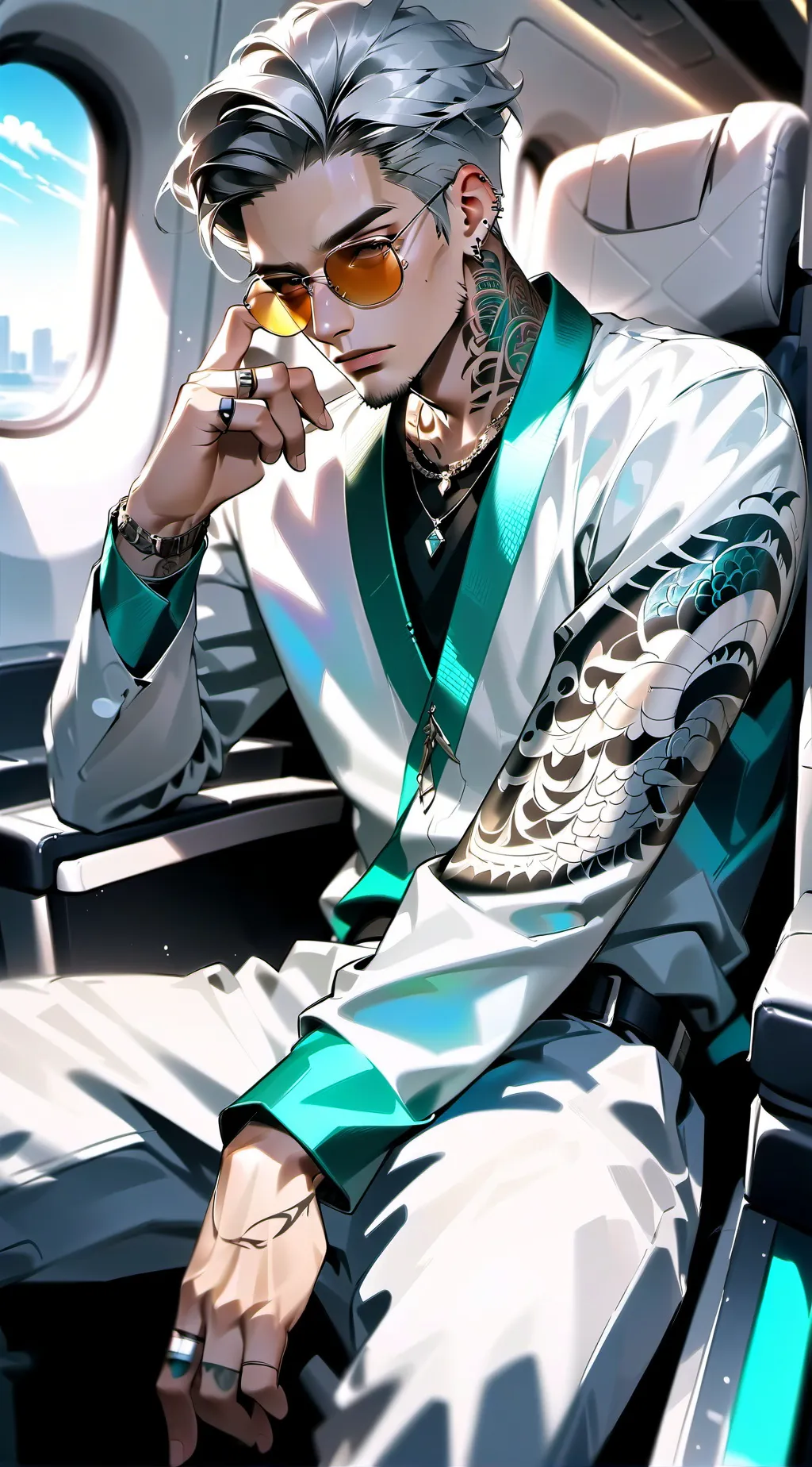 ai character: Zach brown background