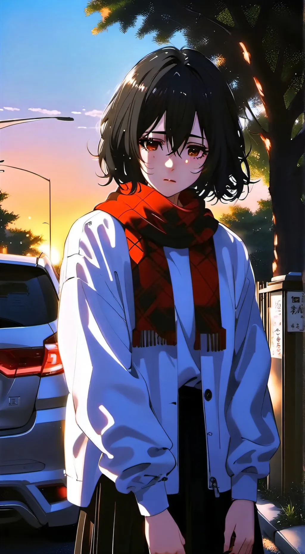 ai character: Kagura background