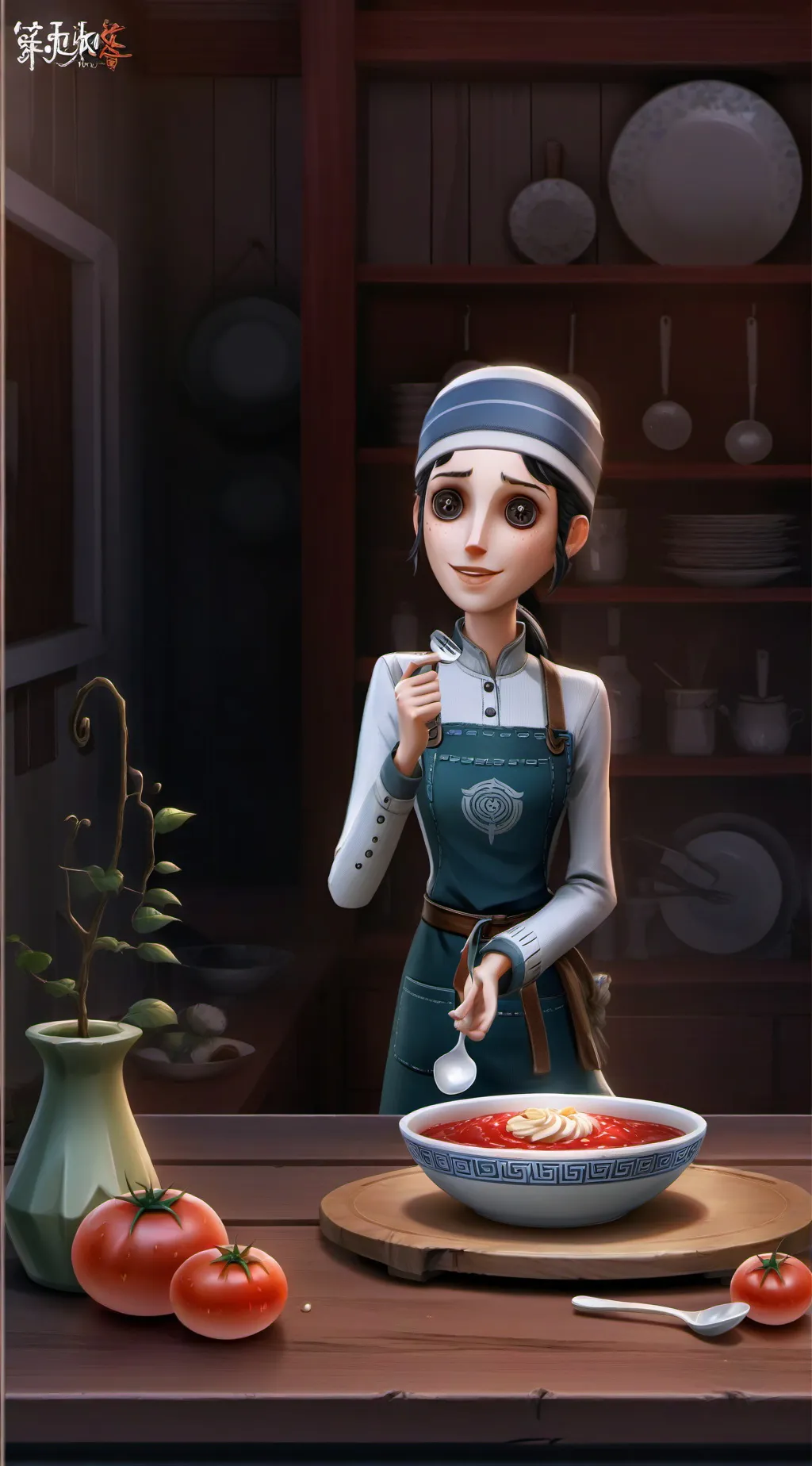 ai character: LOS TOMATES DICEN background