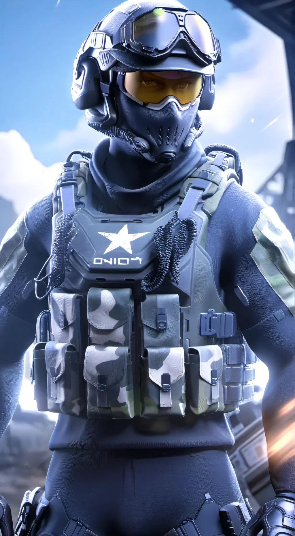 ai character: S.C.P men background