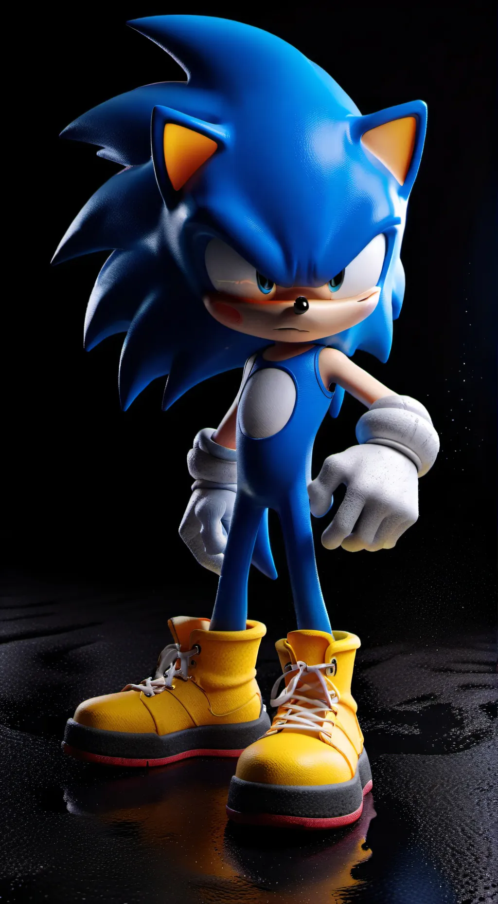 ai character: Sonic background