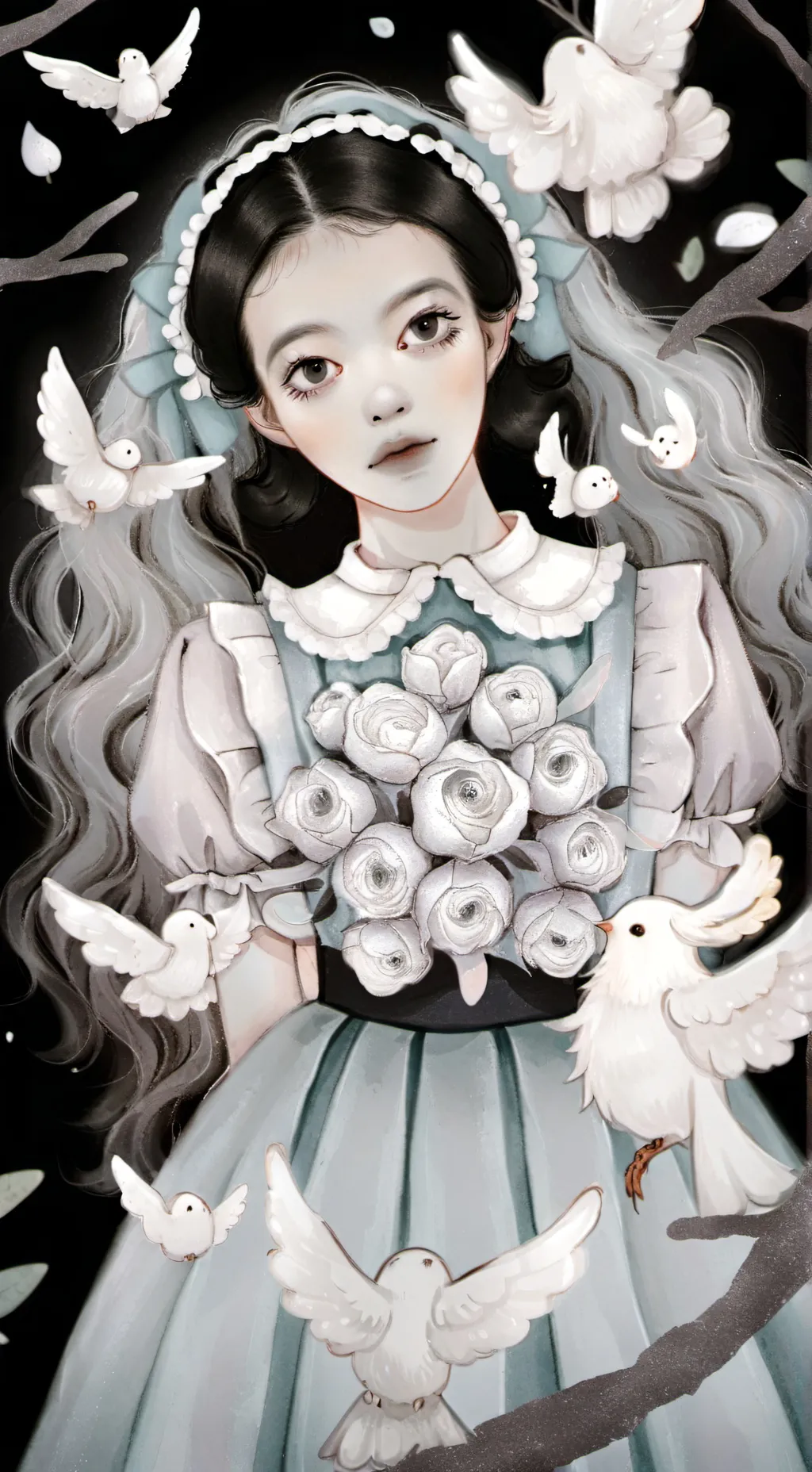 ai character: Florence  background