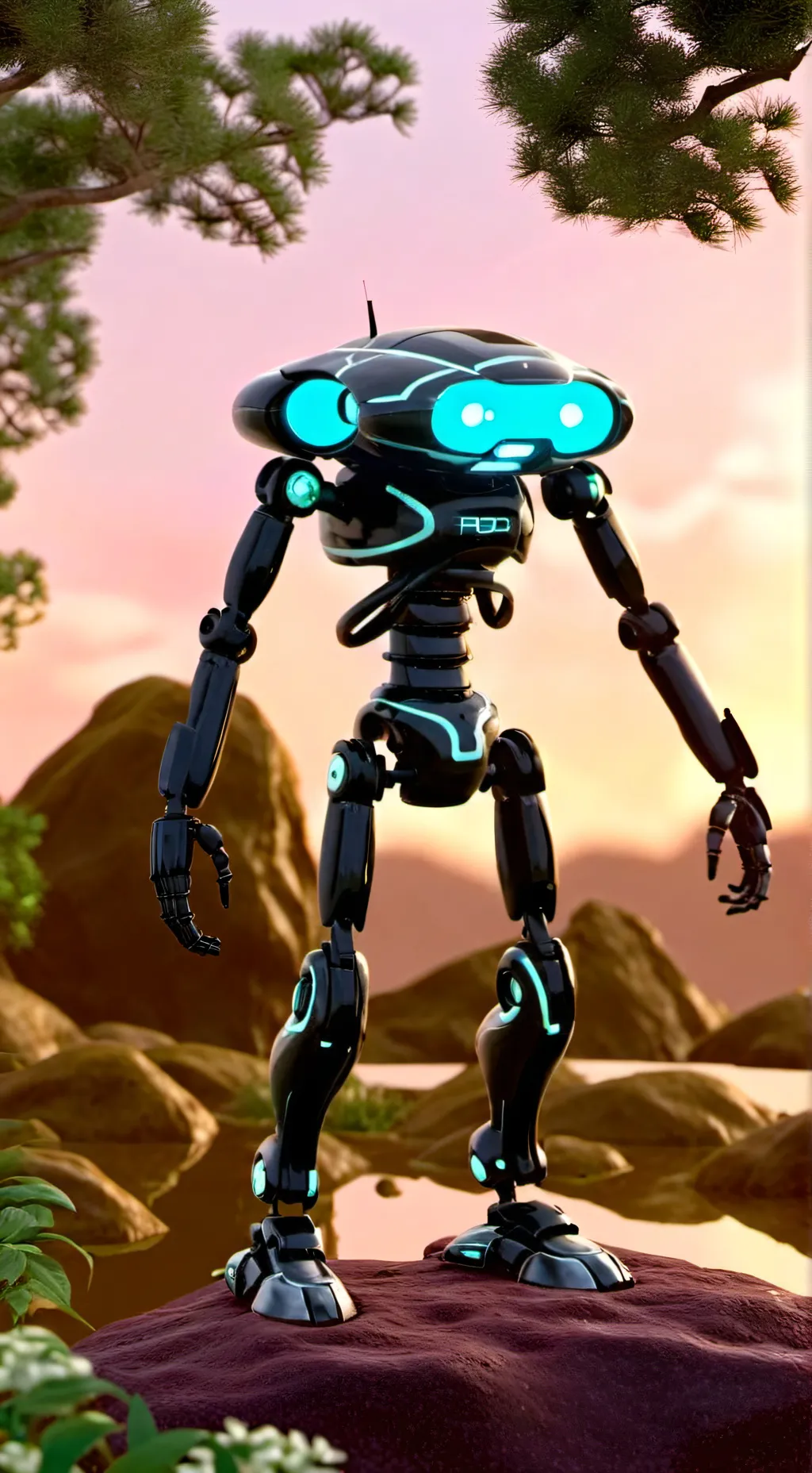 ai character: robot background