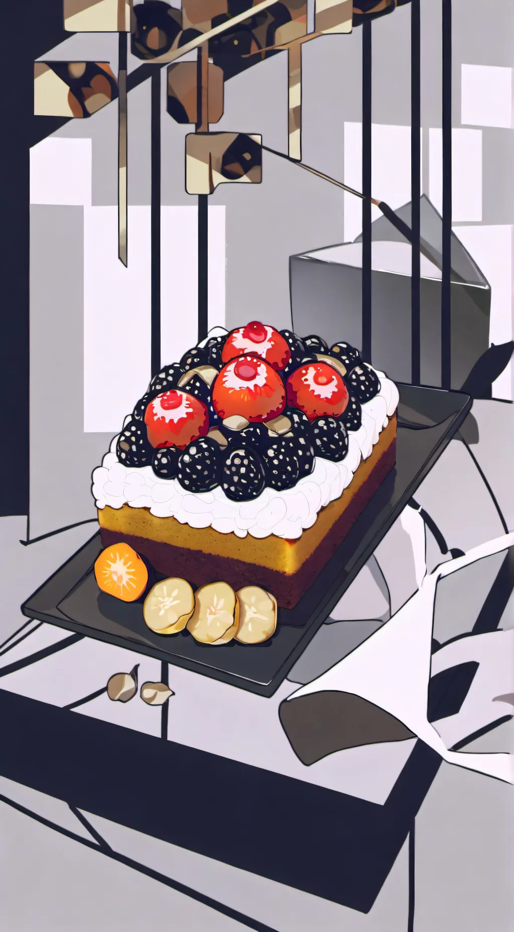 ai character: moonberrycake background