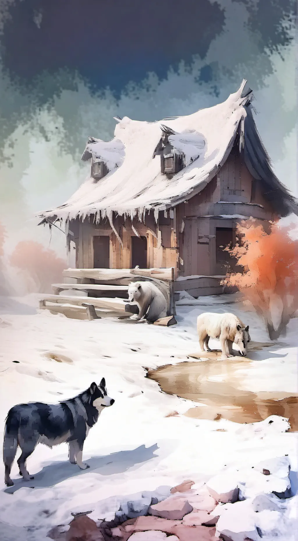 ai character: JURASSIC WORLD  background