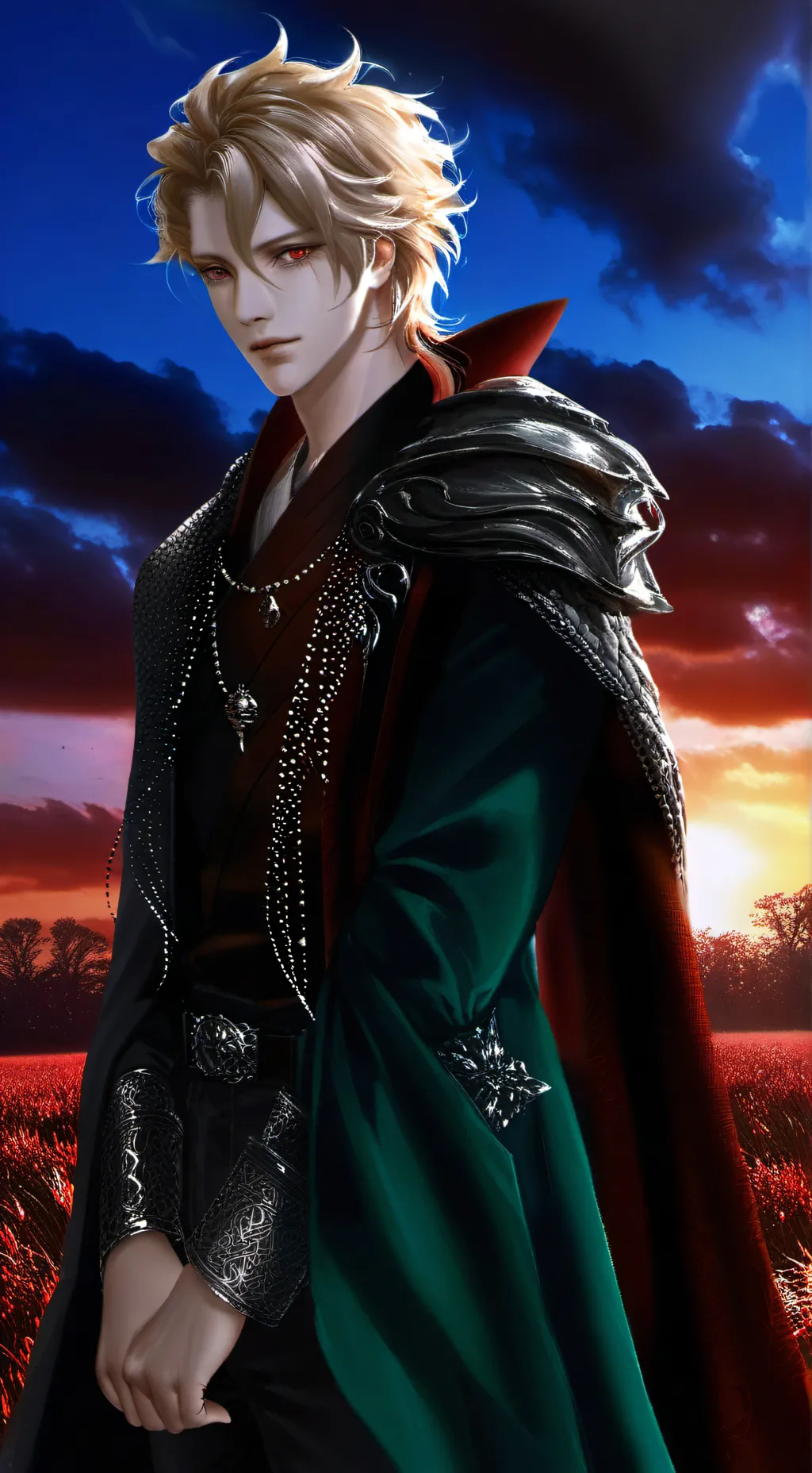 ai character: bakugo & shoto background