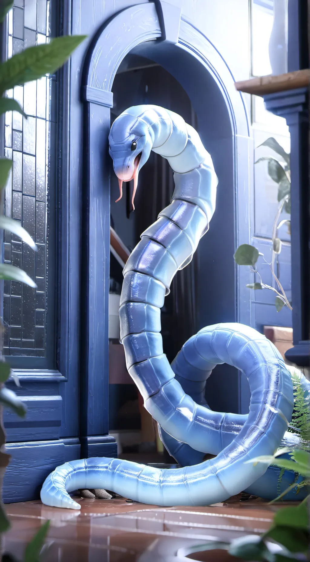 ai character: Pet worm background