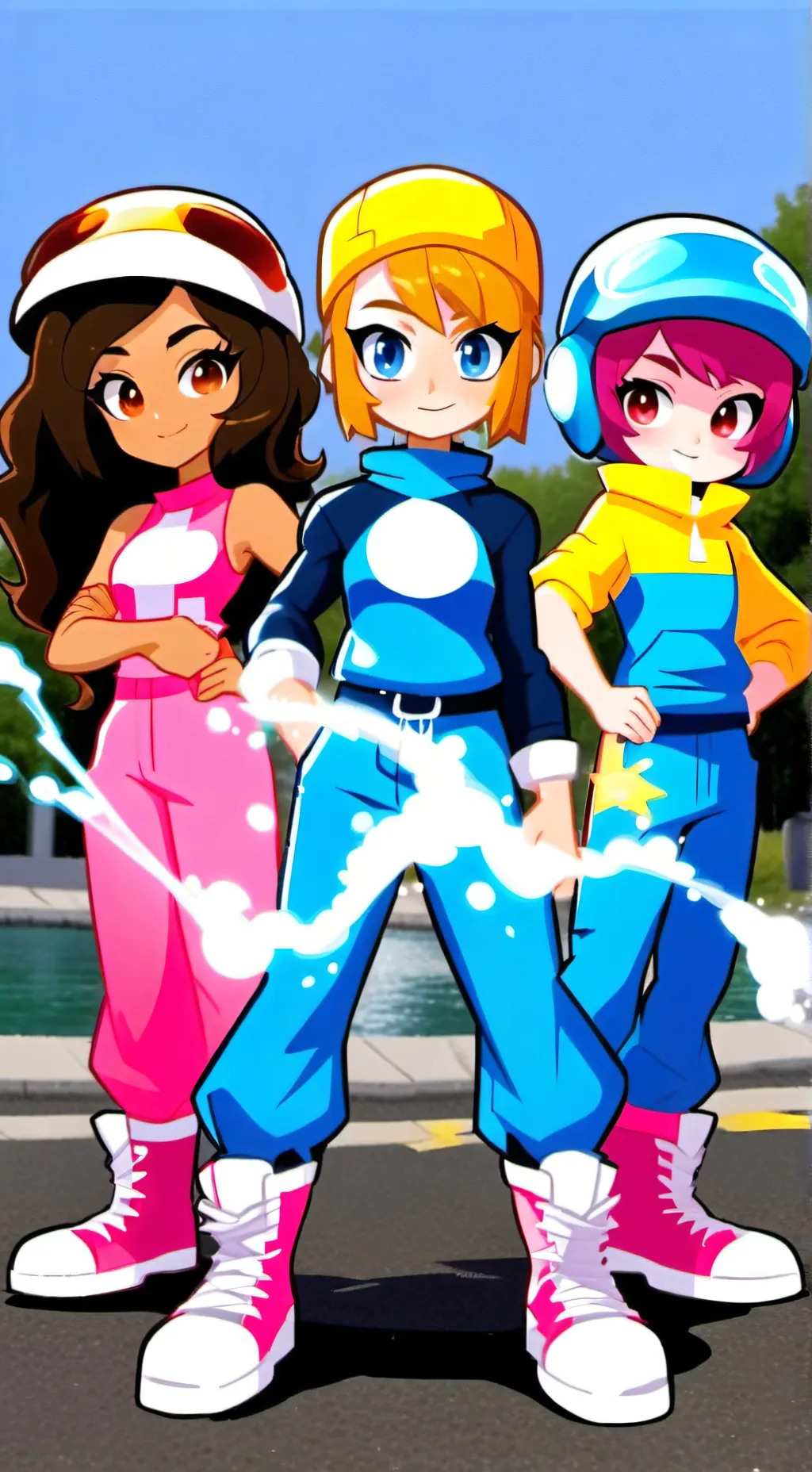 ai character: Bubble Squad! background