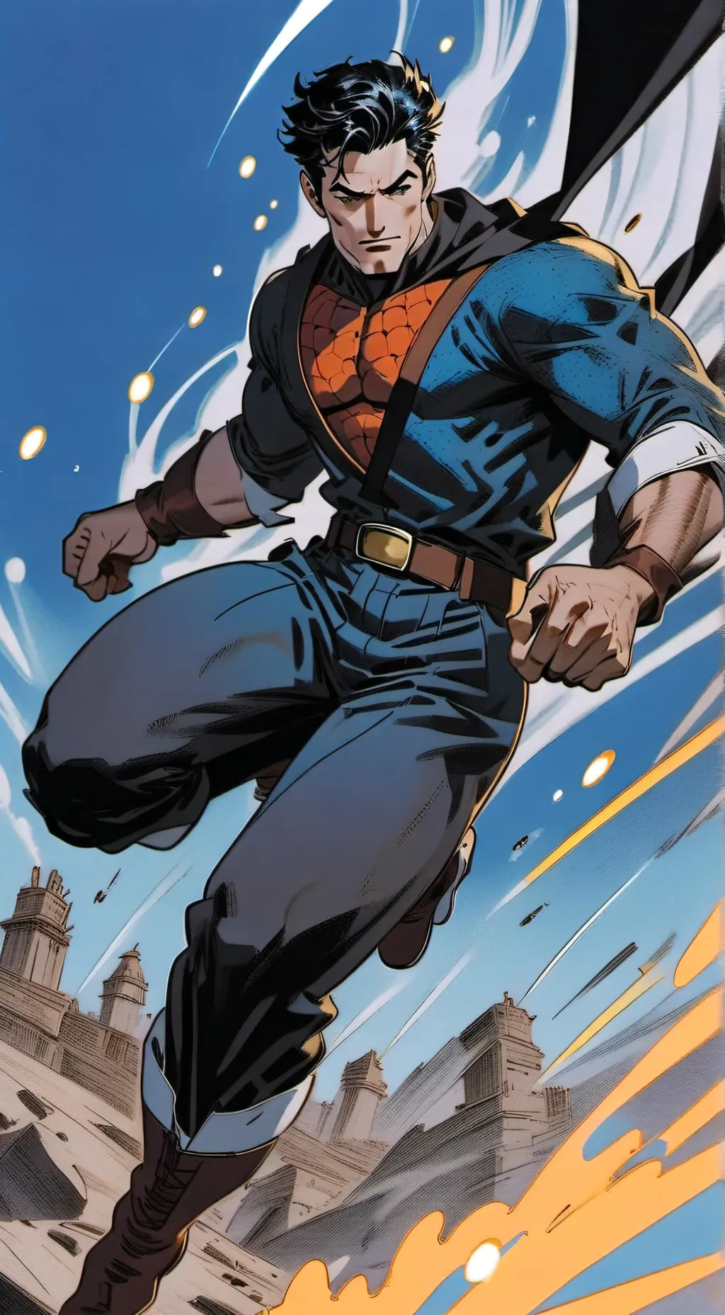 ai character: Hero background