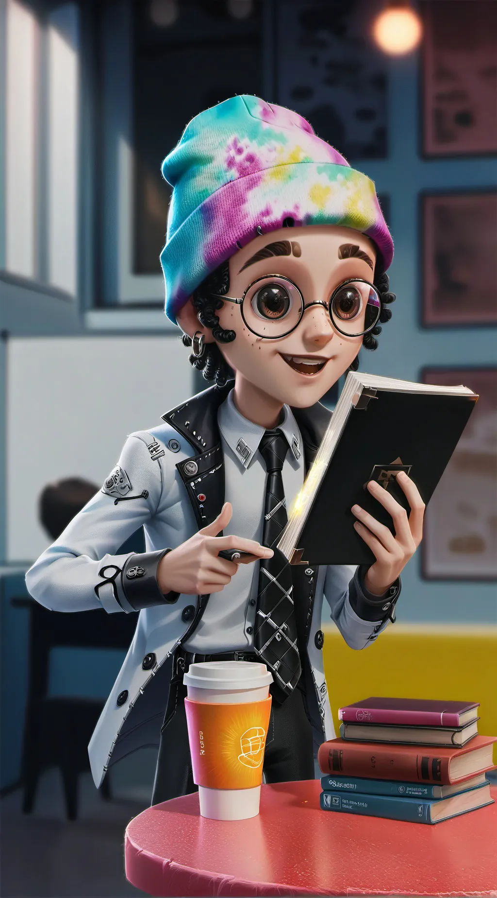 ai character: The Entangled Espr background