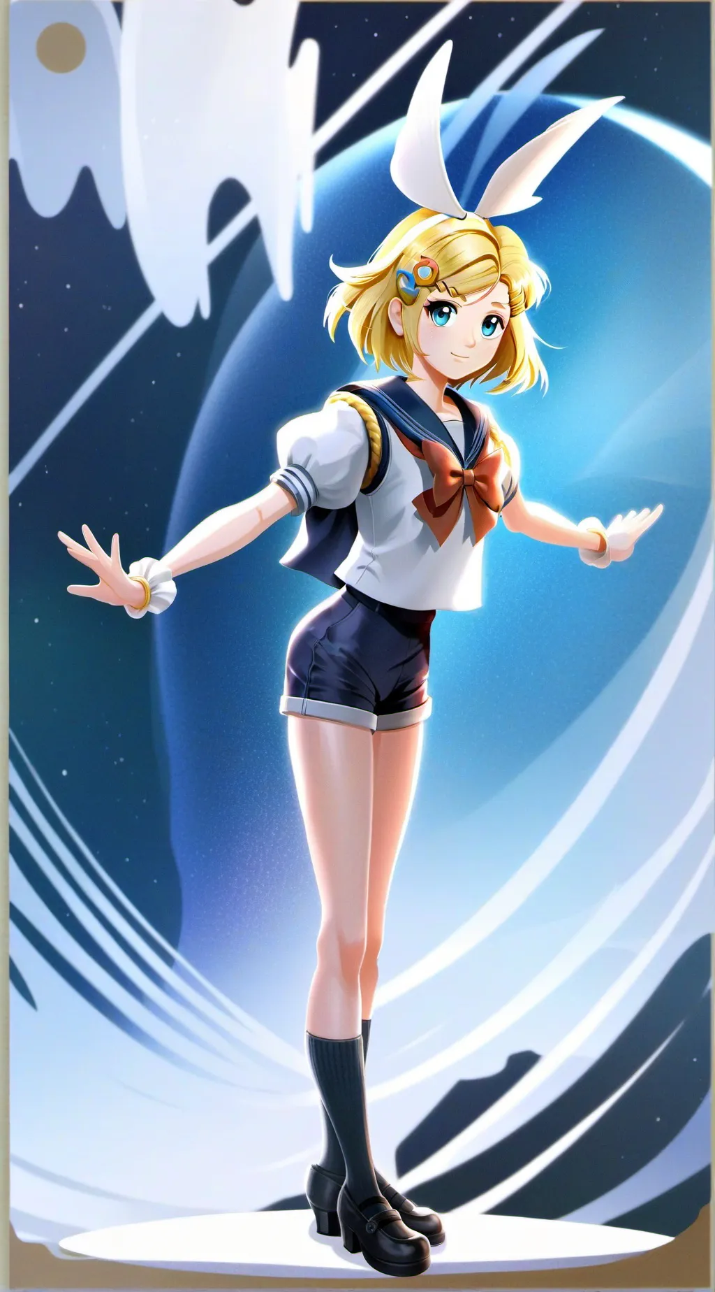 ai character: Rin background