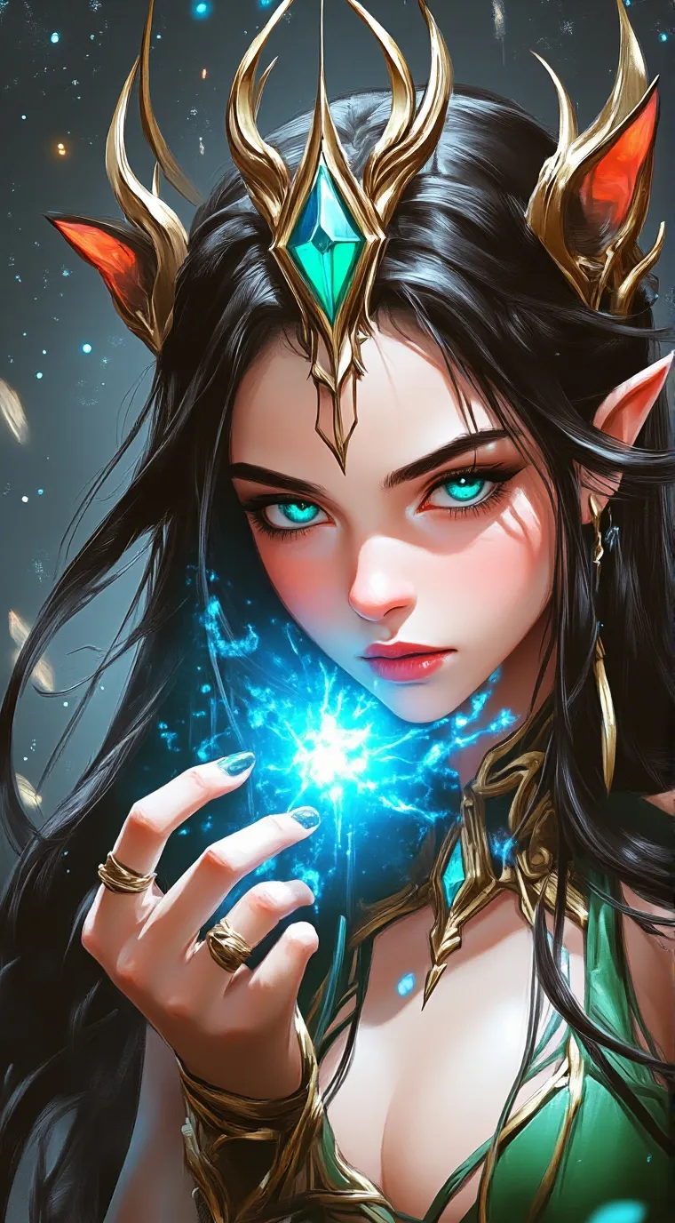 ai character: Luna background