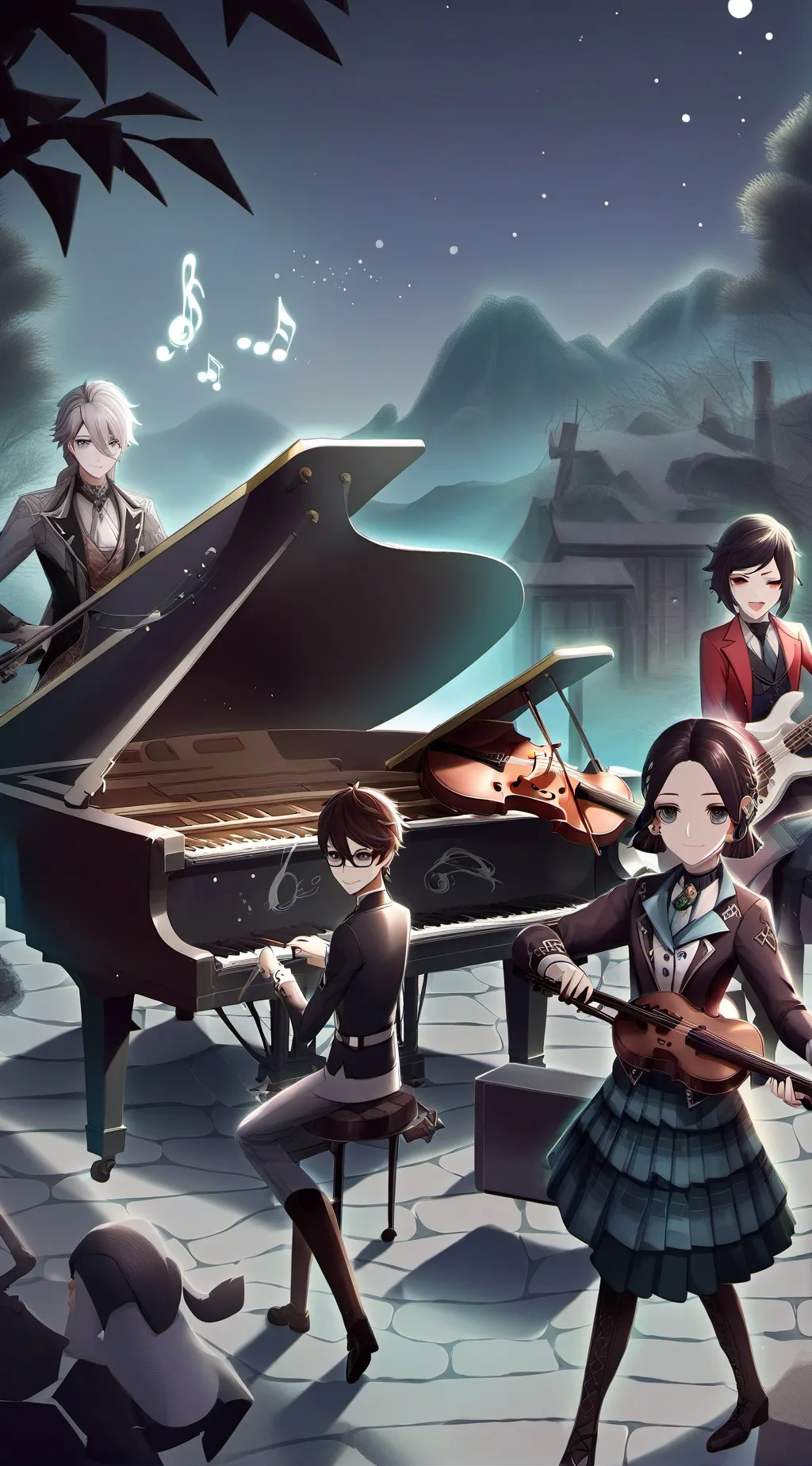 ai character: CH background