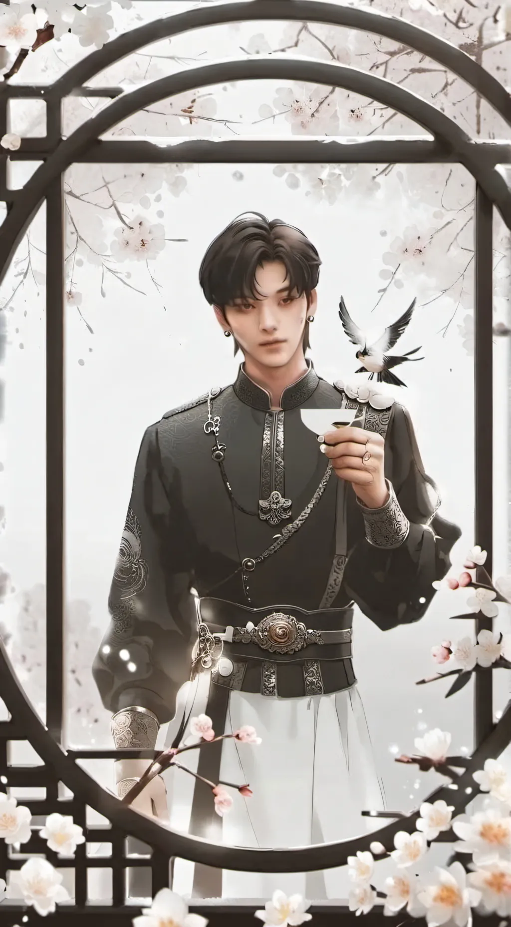 ai character: stray kids  background