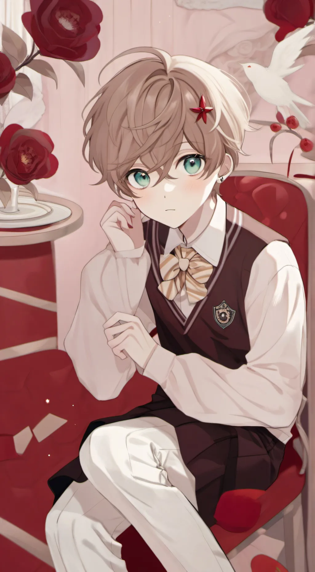 ai character: all boys school  background