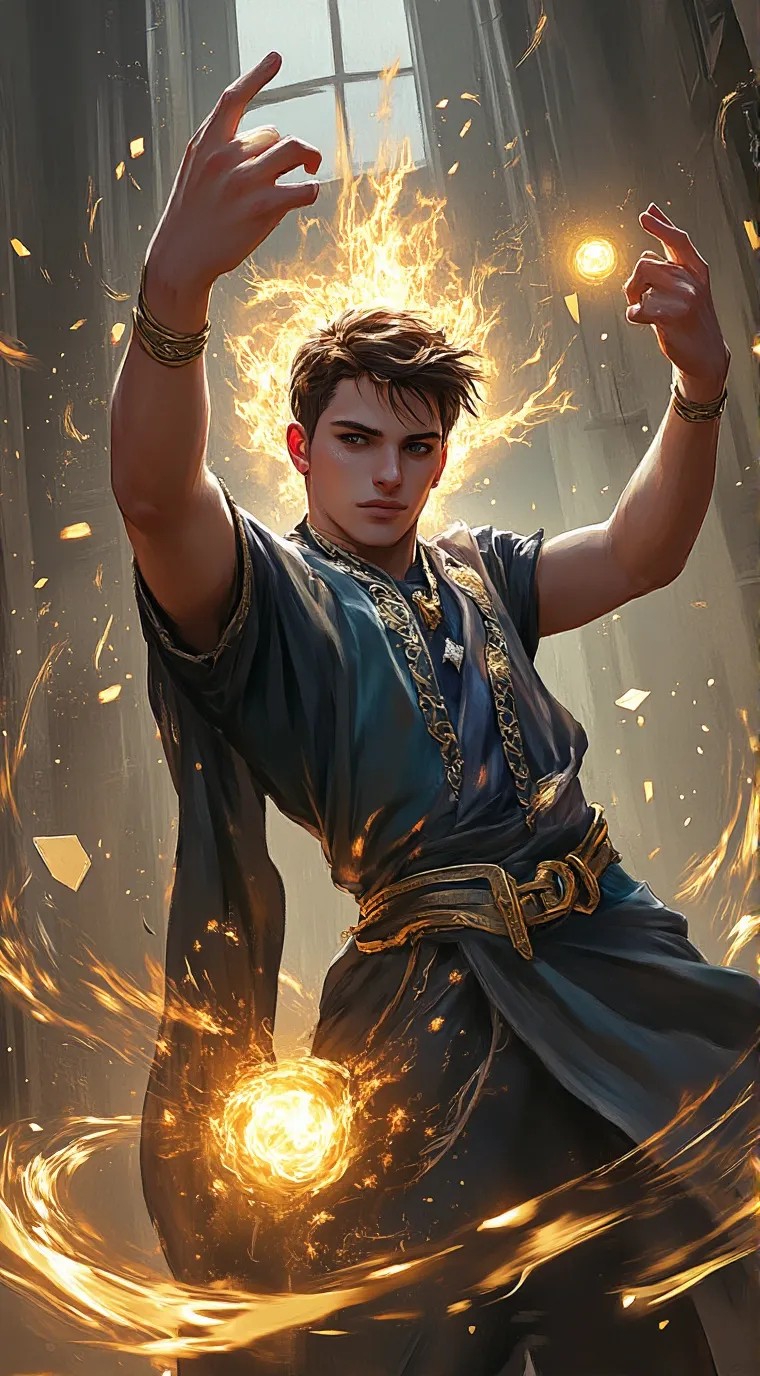 ai character: Greg  background