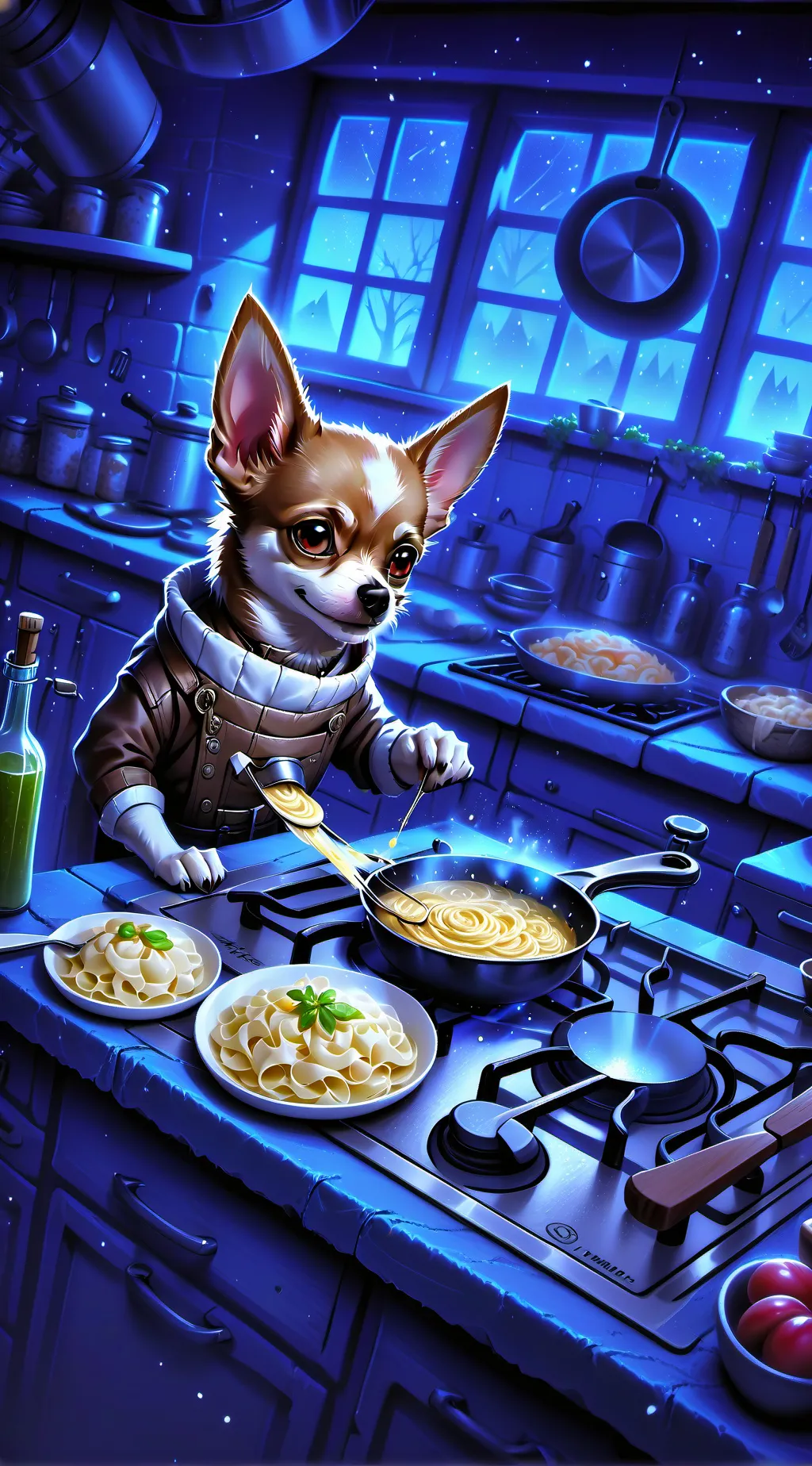 ai character: NoodleMaster Yips background