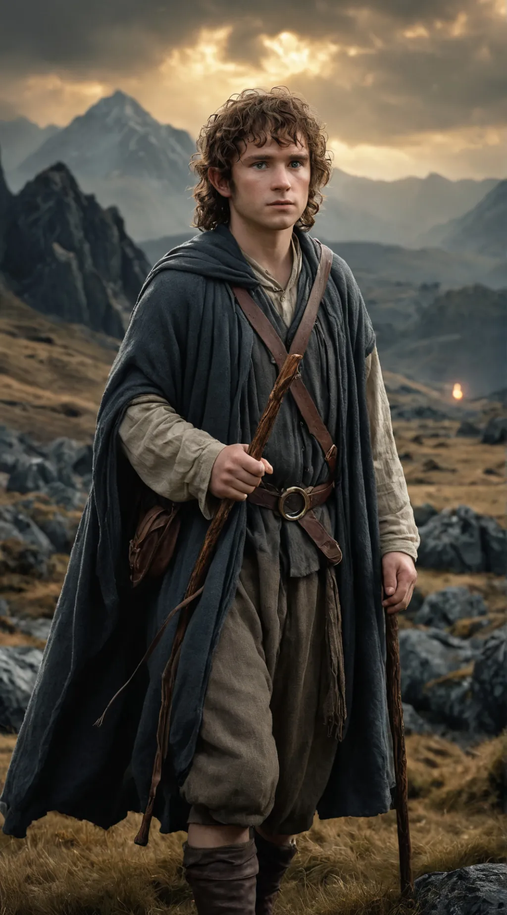 ai character: Frodo Baggins background