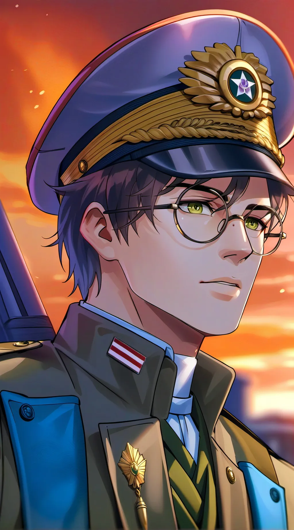 ai character: Hange Zoë background