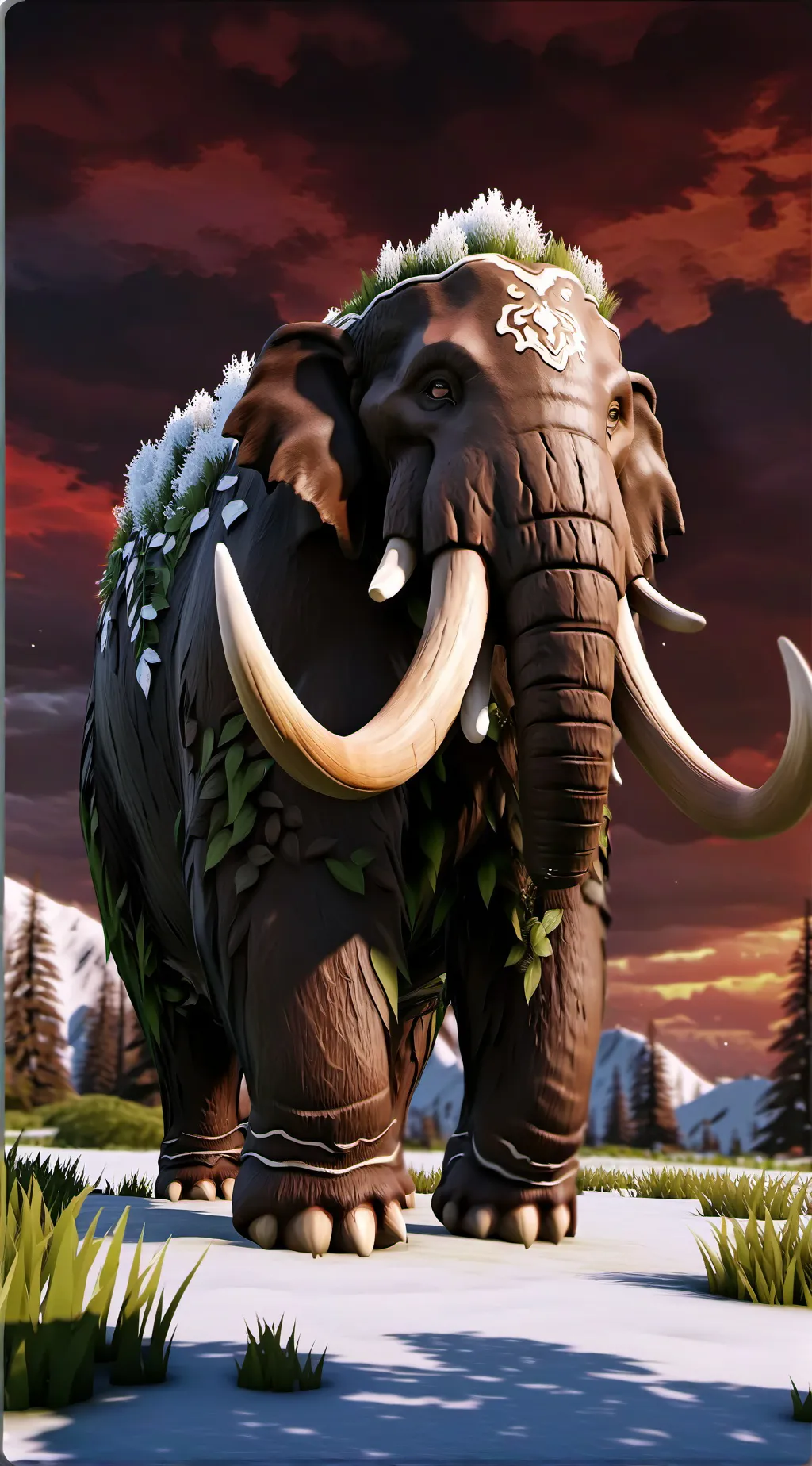 ai character: Mark background