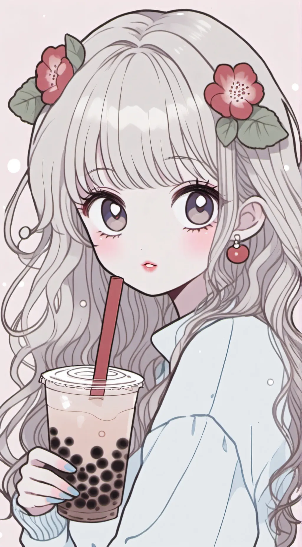 Talkie AI - Chat with Mimi boba fraise