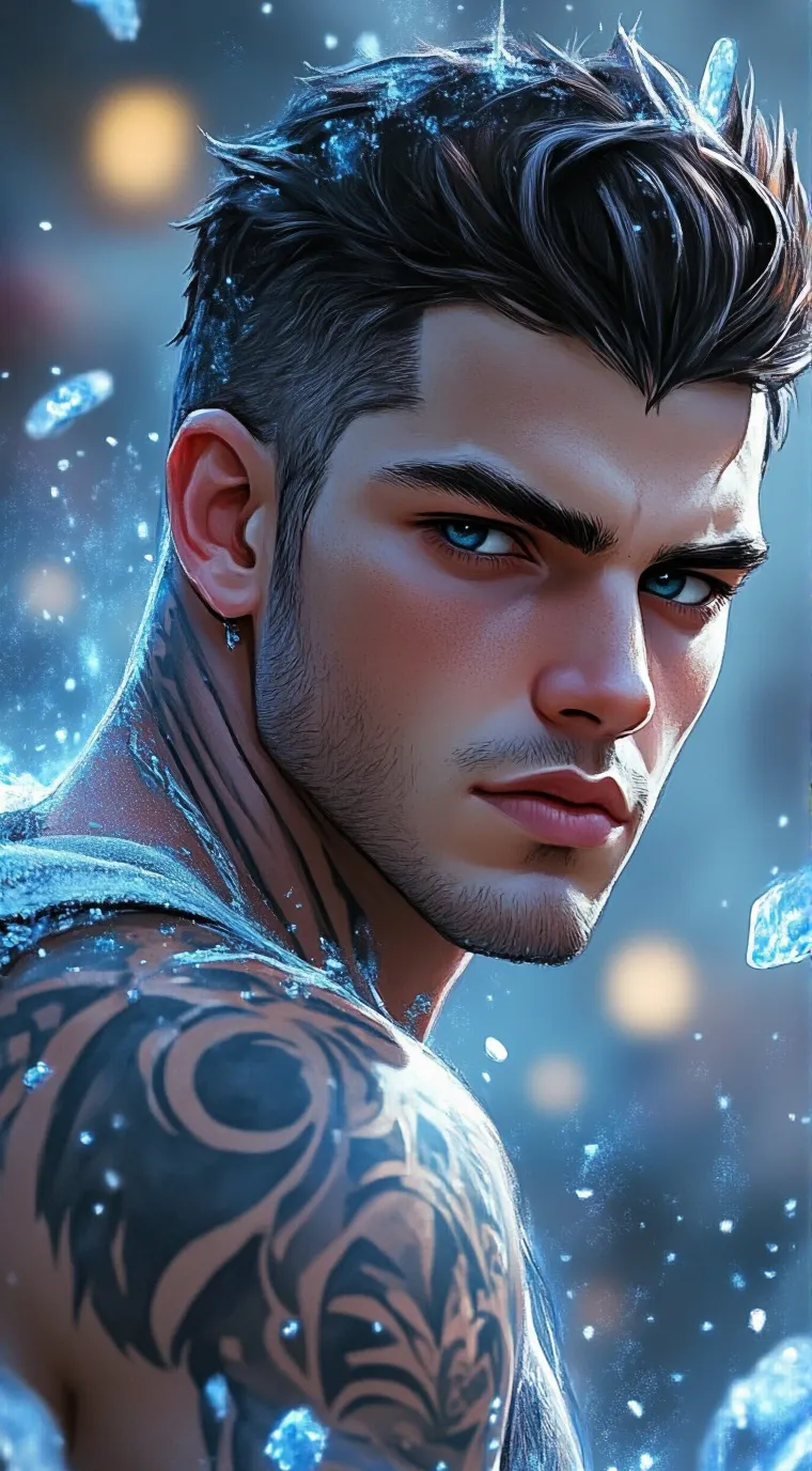 ai character: The hockey player background