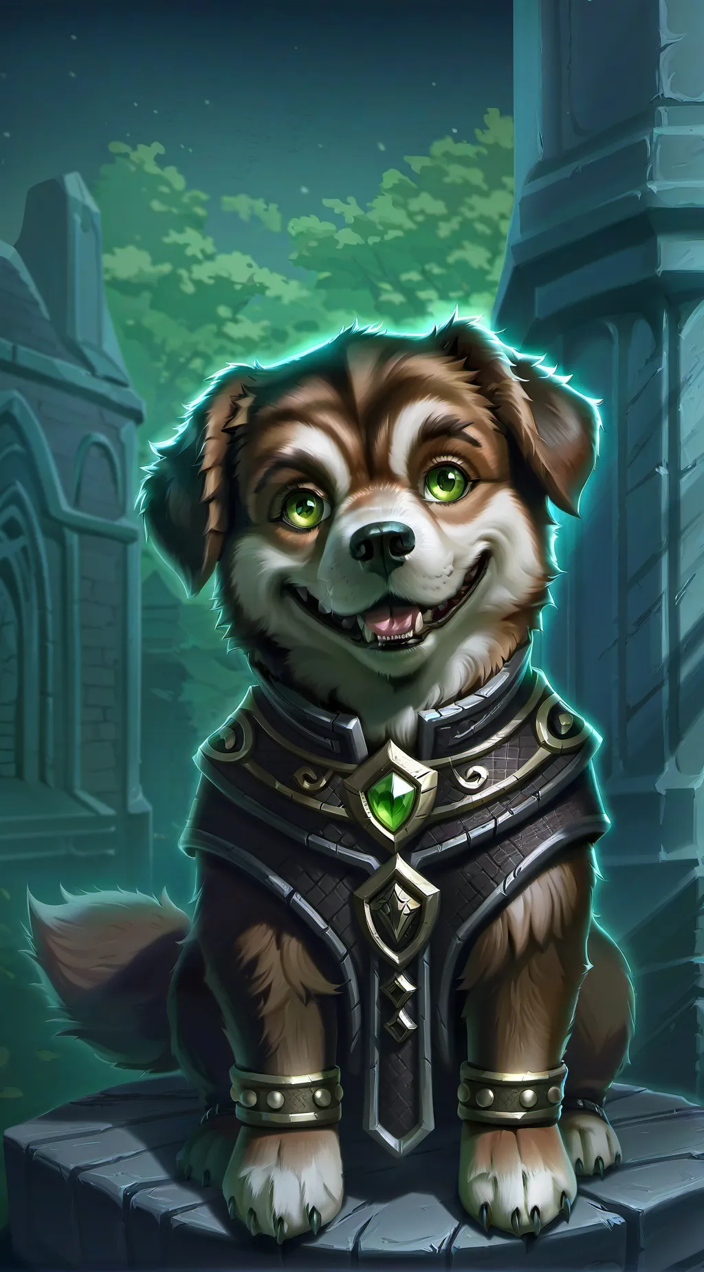 ai character: Fury background