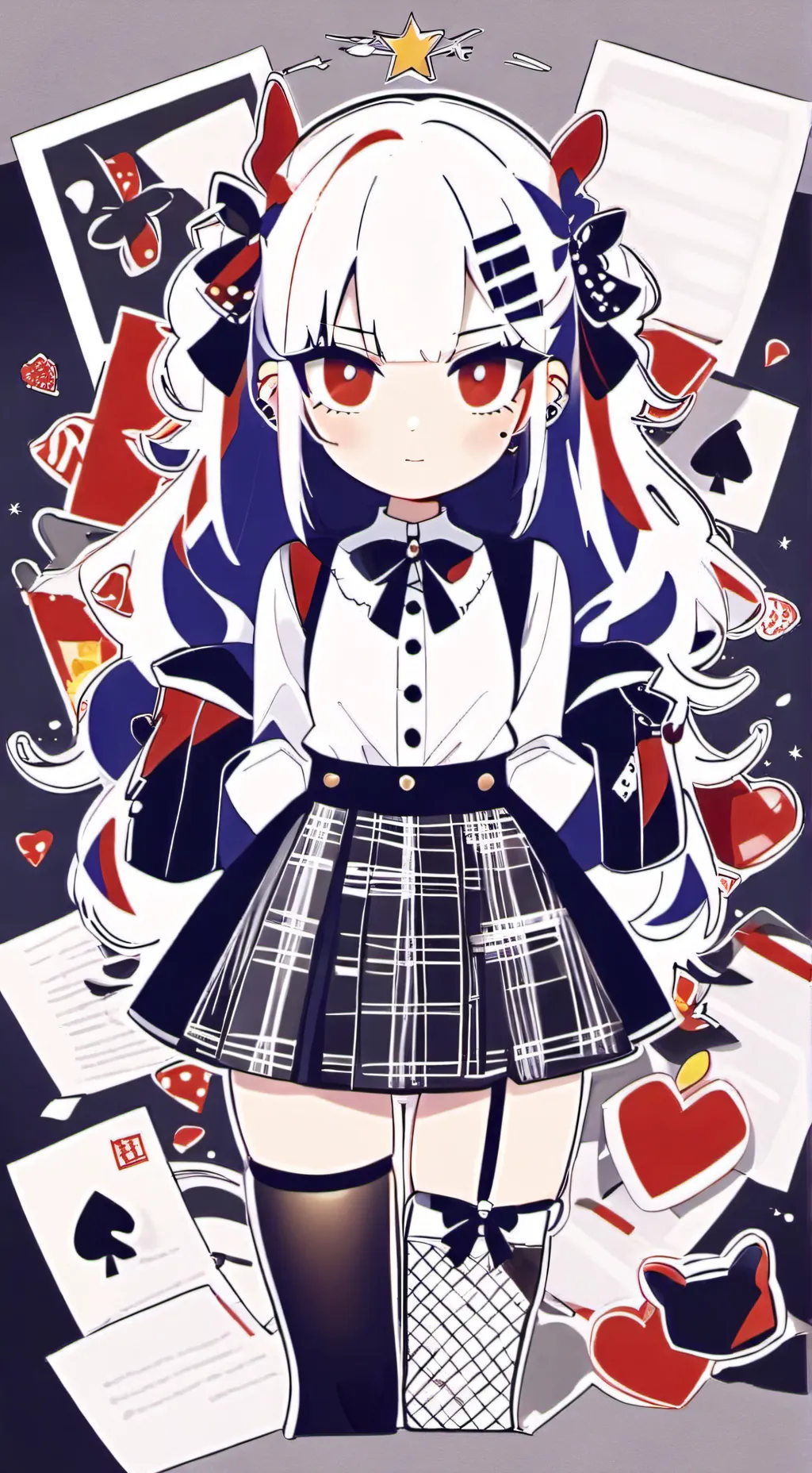 ai character: crystal  background