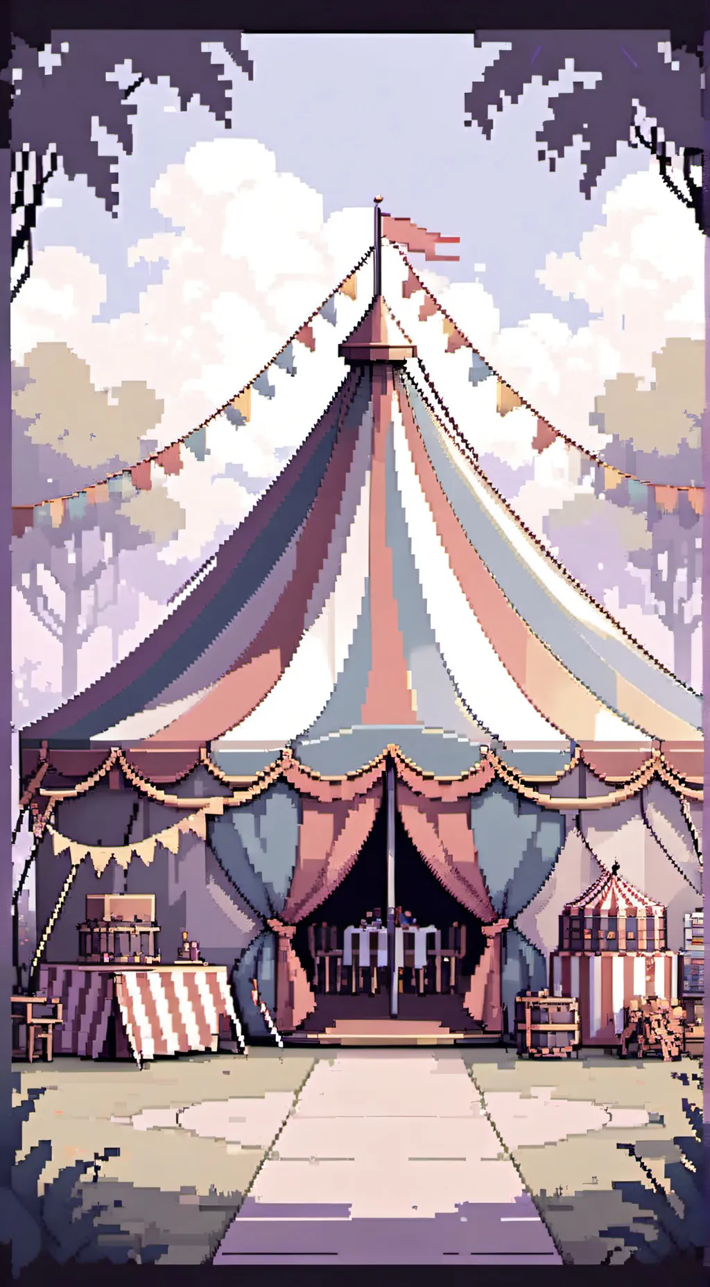 ai character: Circus Family background