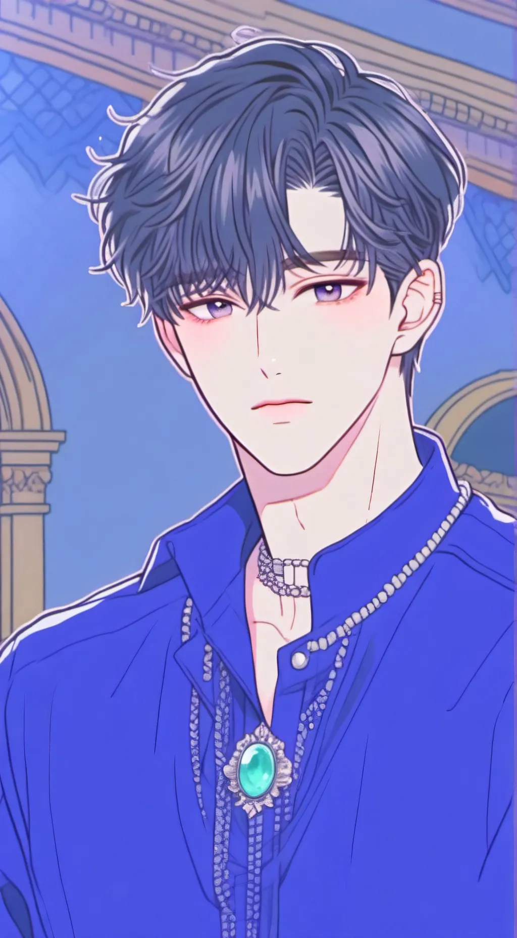 ai character: Jeffheard Adam   background