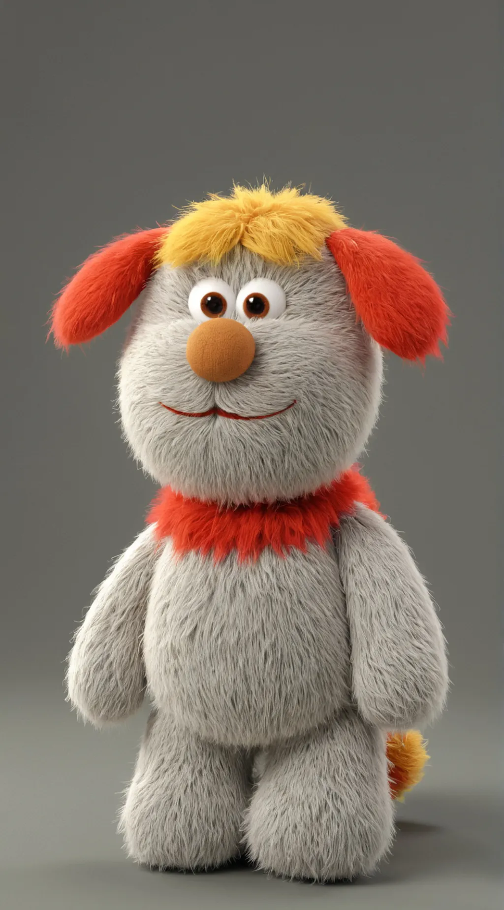 ai character: Blaxky and Flame background