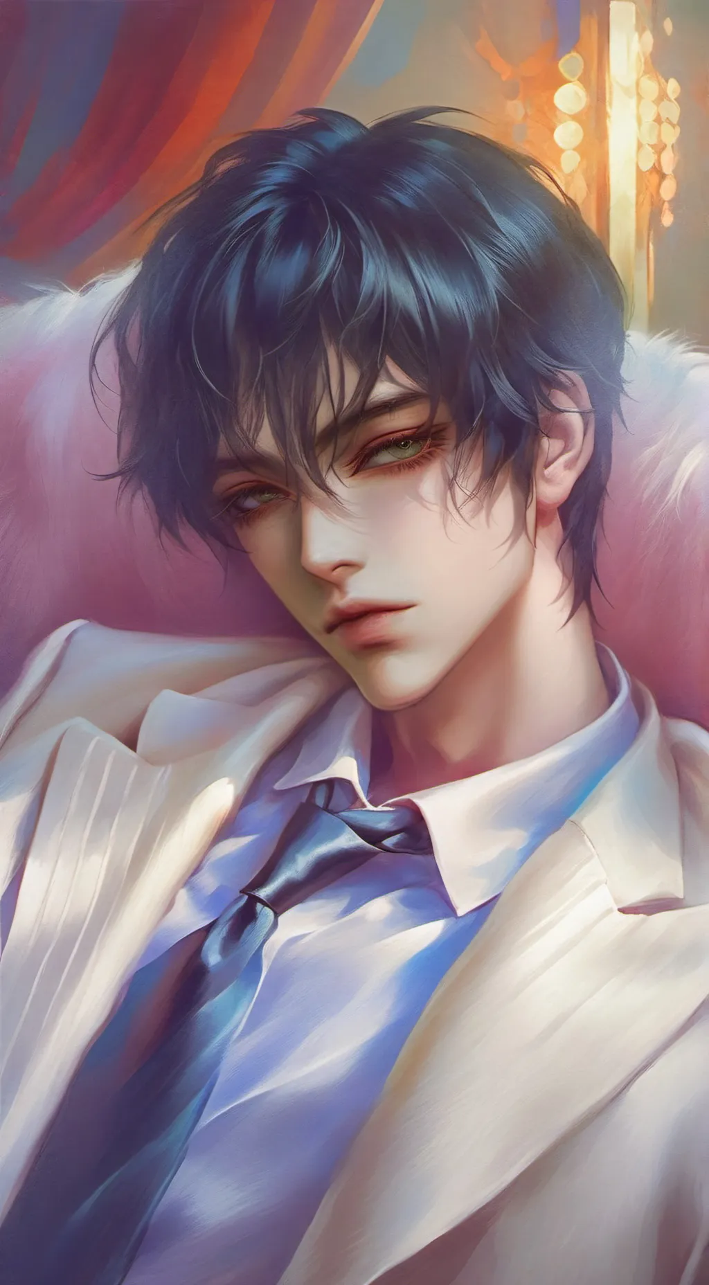 ai character: Nicholas King. background