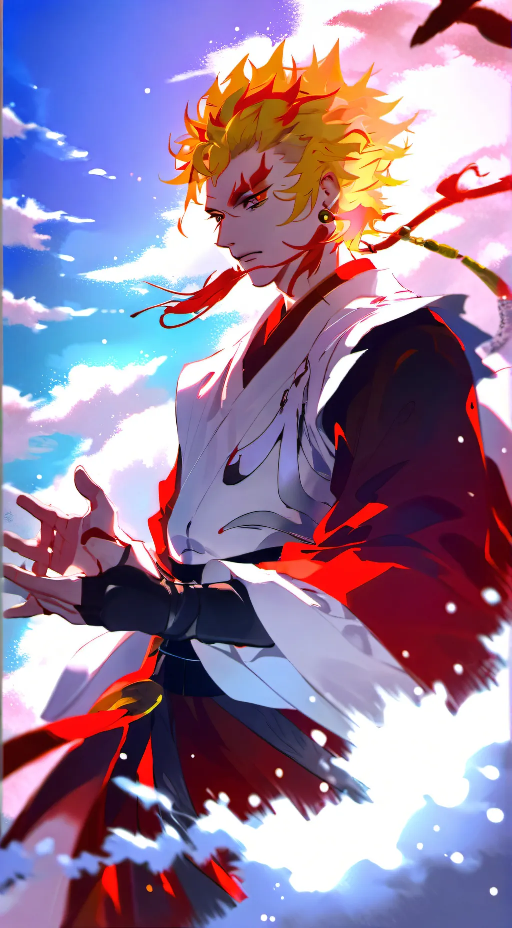 ai character: Rengoku background