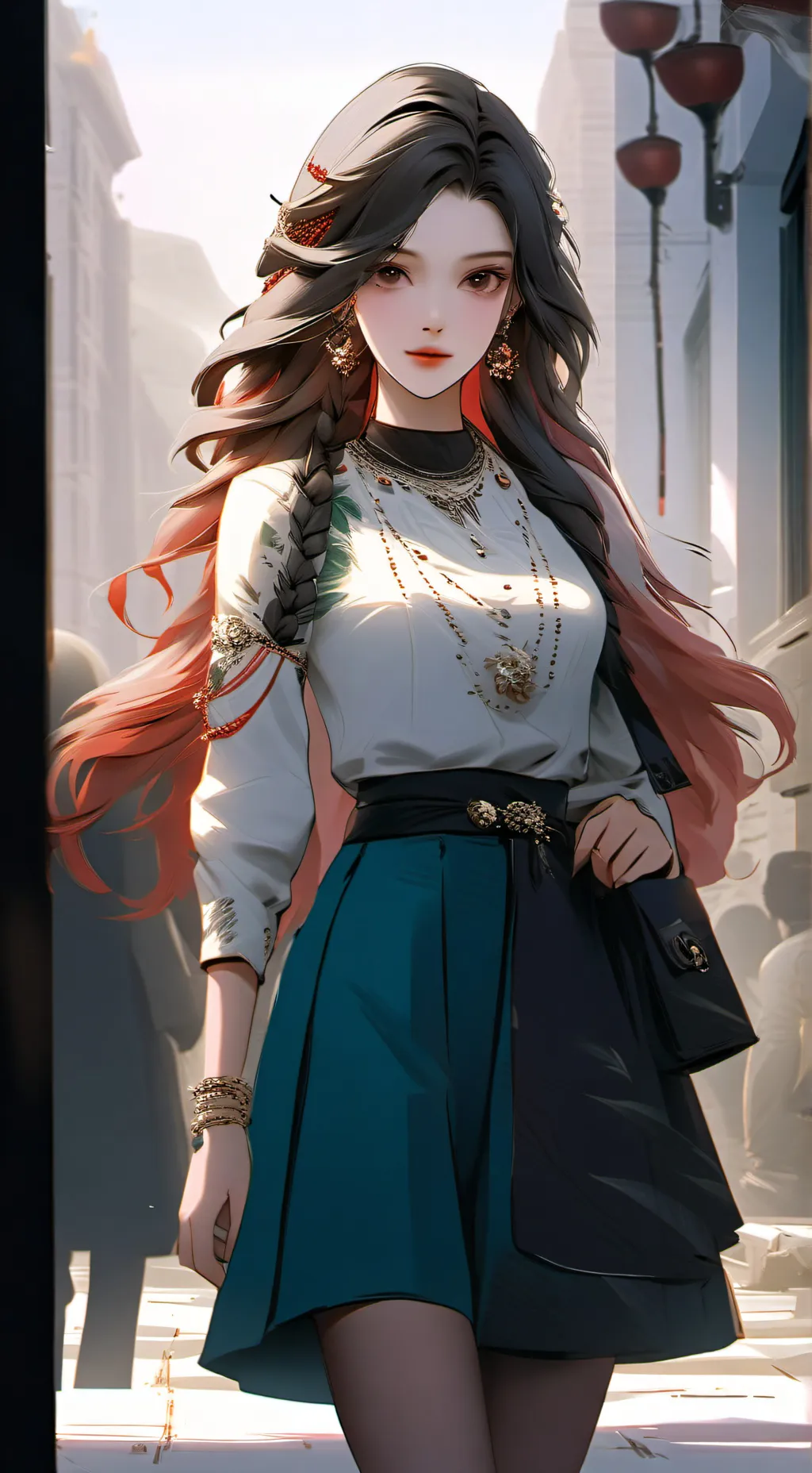 ai character: алина background