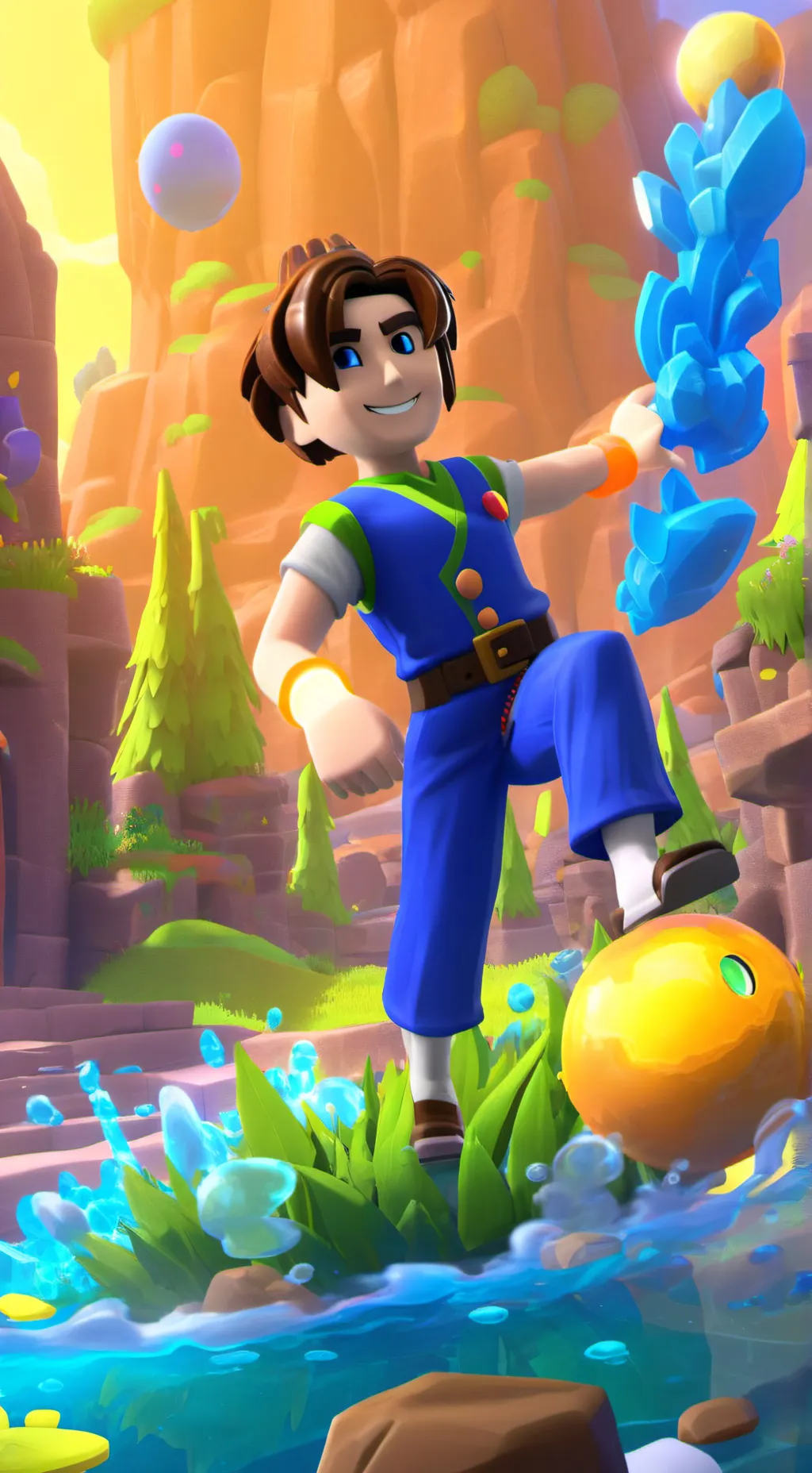 ai character: Yandere glisten. background