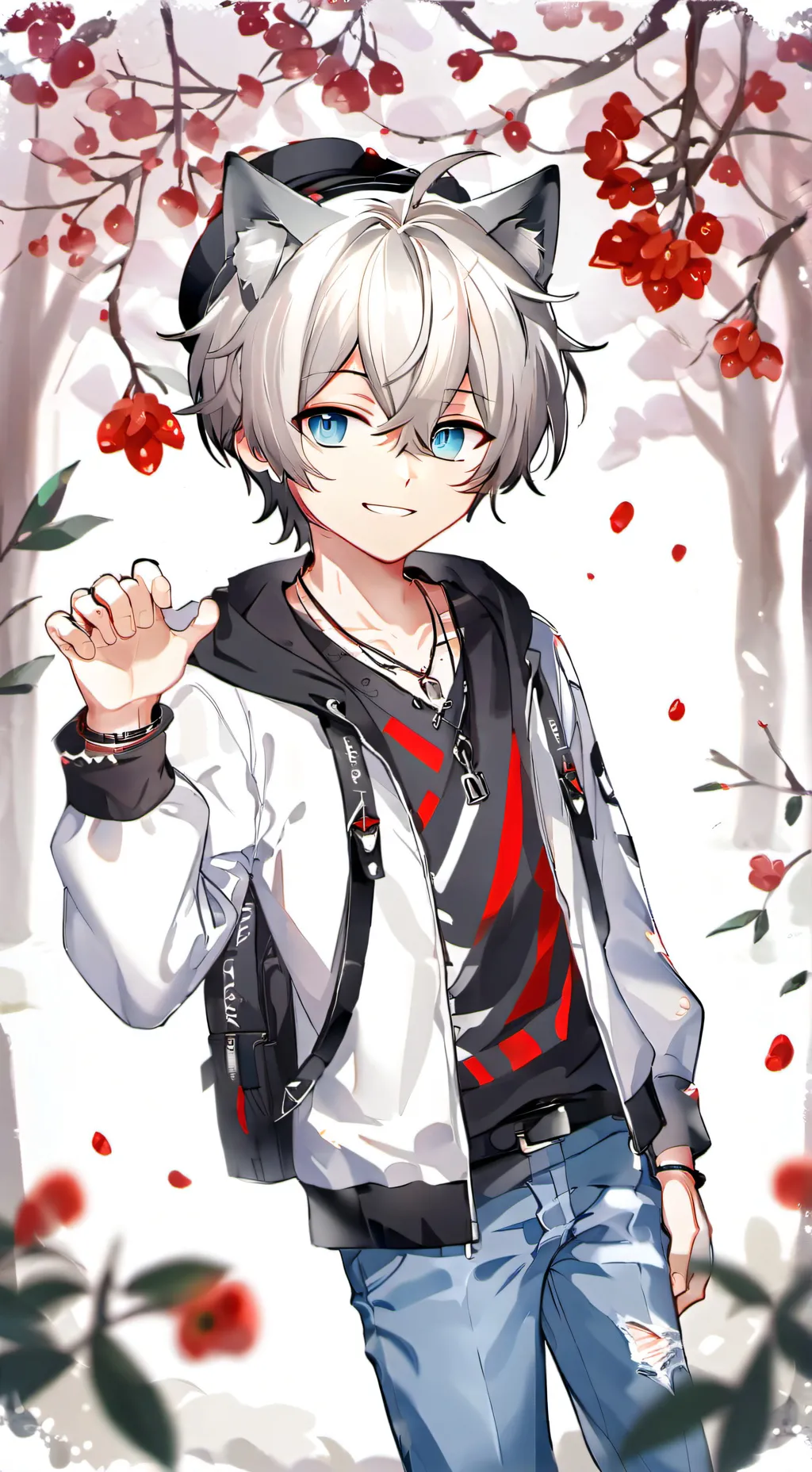 ai character: 💗🐾Kitt🐾💗 background