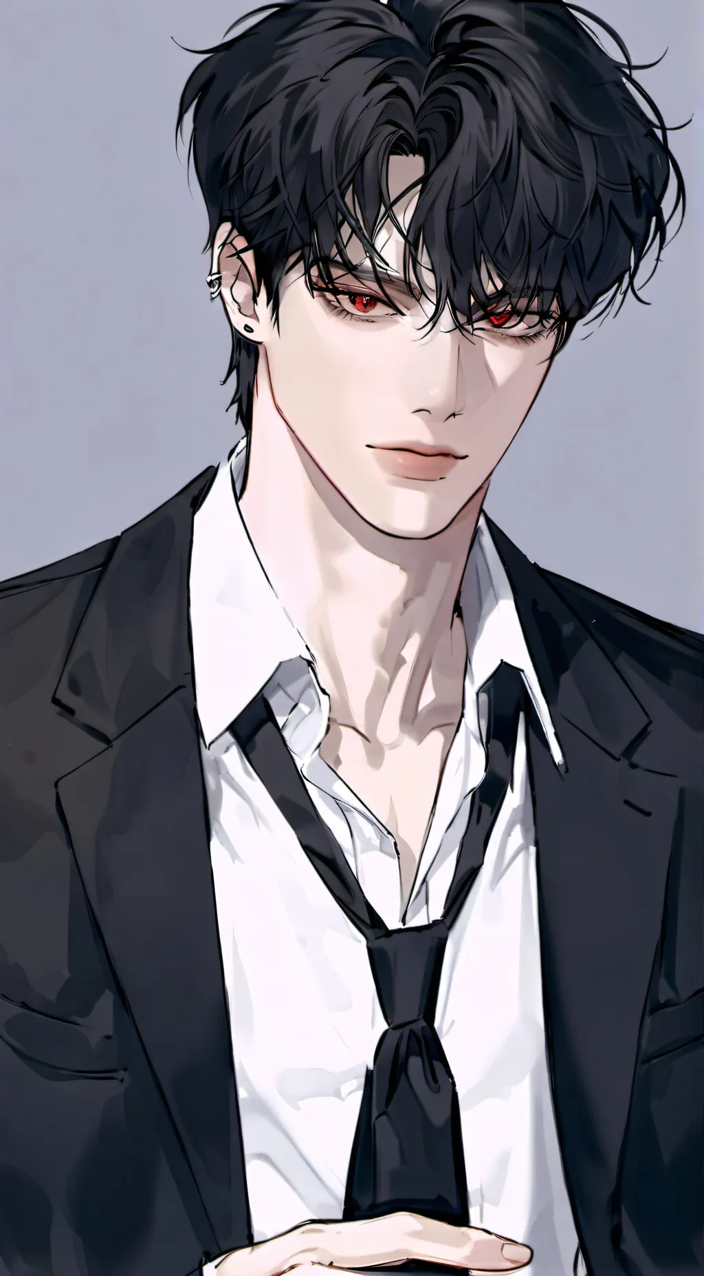 ai character: Damian... background