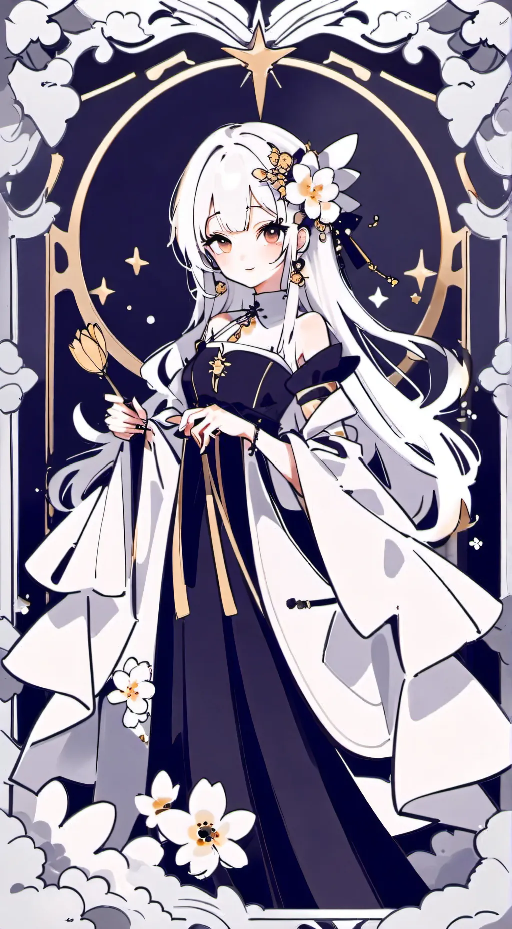 ai character: Crystal background